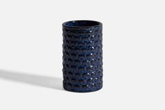 Lauritz Hjorth, Vase, Steingut, Dänemark, 1950er Jahre