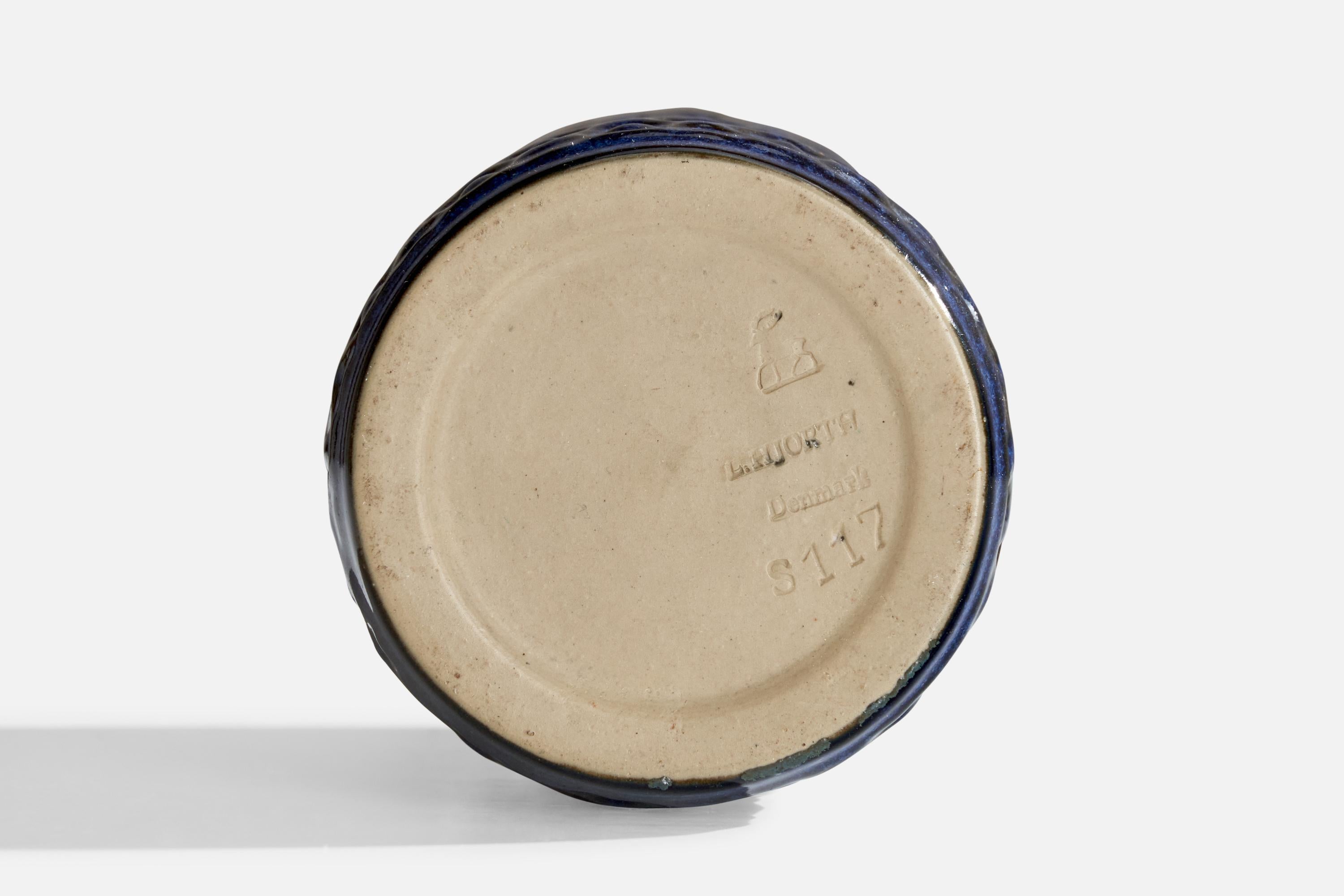 Grès porcellanato Lauritz Hjorth, Vaso, Gres, Danimarca, anni '1960 in vendita