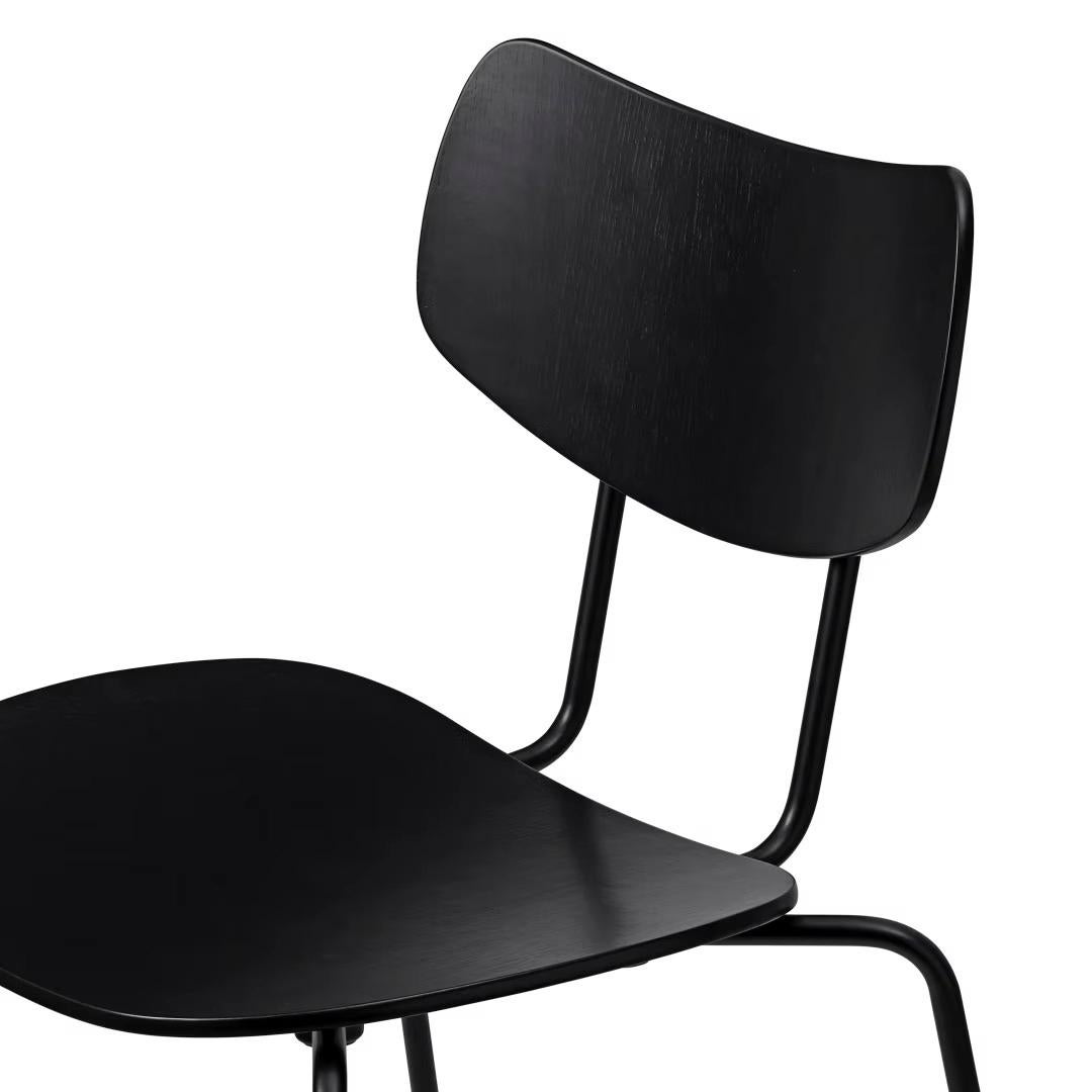 Sedia 'VLA26 Vega' di Lauritzen in Oak nero con struttura nera per Carl Hansen & Son in vendita 10