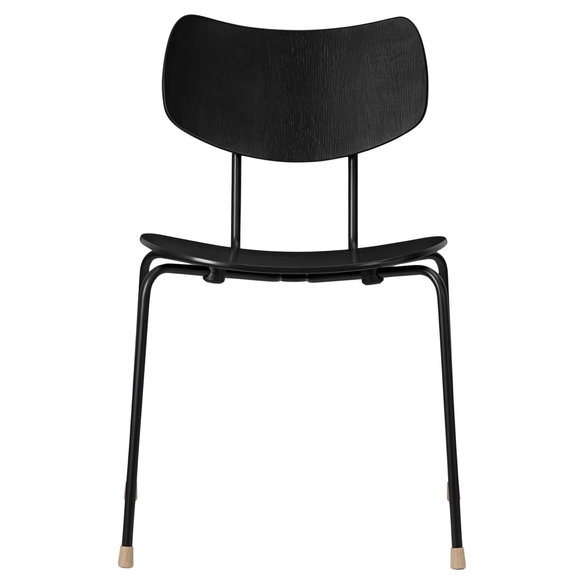 Lauritzen 'VLA26 Vega' Chair in Black Oak with Black Frame for Carl Hansen & Son