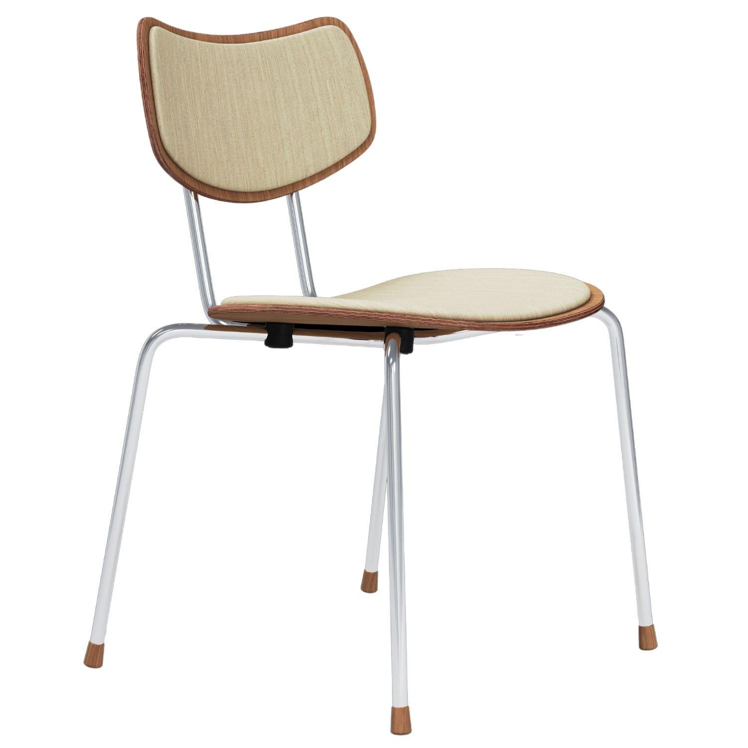 Lauritzen 'VLA26 Vega' Stuhl in Eiche geölt Chrom & Stoff für Carl Hansen & Son

Die Geschichte der dänischen Moderne beginnt im Jahr 1908, als Carl Hansen seine erste Werkstatt eröffnet. Sein Engagement für Schönheit, Komfort, Raffinesse und