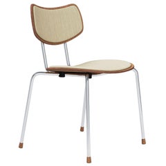 Lauritzen 'VLA26 Vega' Stuhl in Eiche geölt Chrom & Stoff für Carl Hansen & Son
