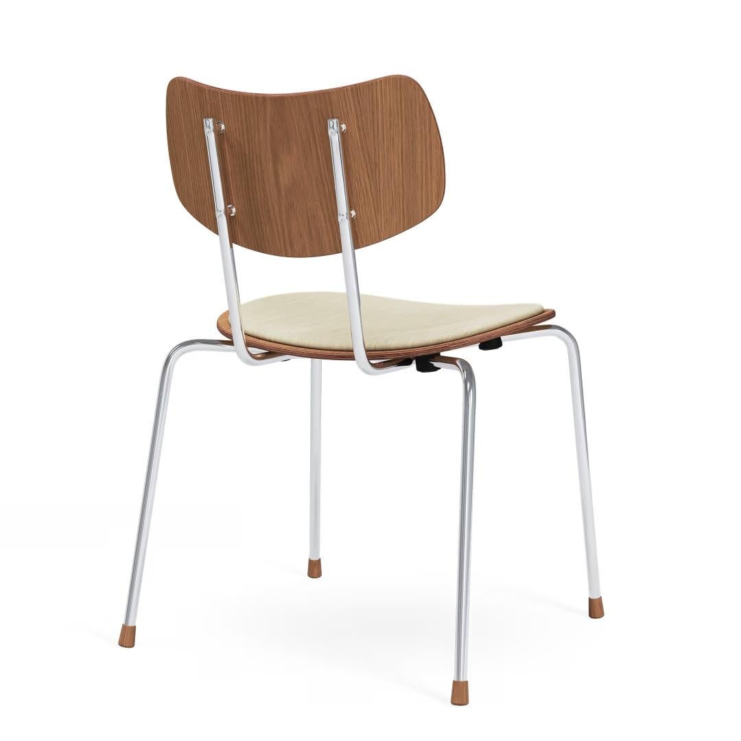 Lauritzen 'VLA26 Vega' Stuhl in Eiche geölt Chrom & Stoff für Carl Hansen & Son (Moderne der Mitte des Jahrhunderts) im Angebot