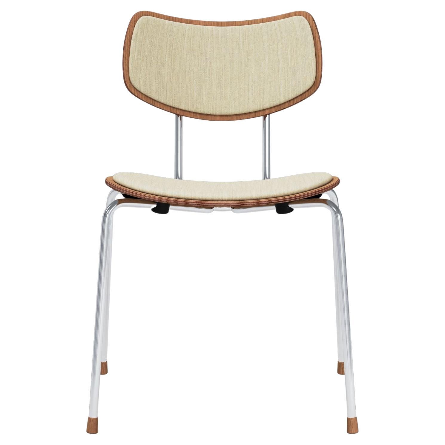 Lauritzen 'VLA26 Vega' Chair in Oiled Oak Chrome & Fabric for Carl Hansen & Son