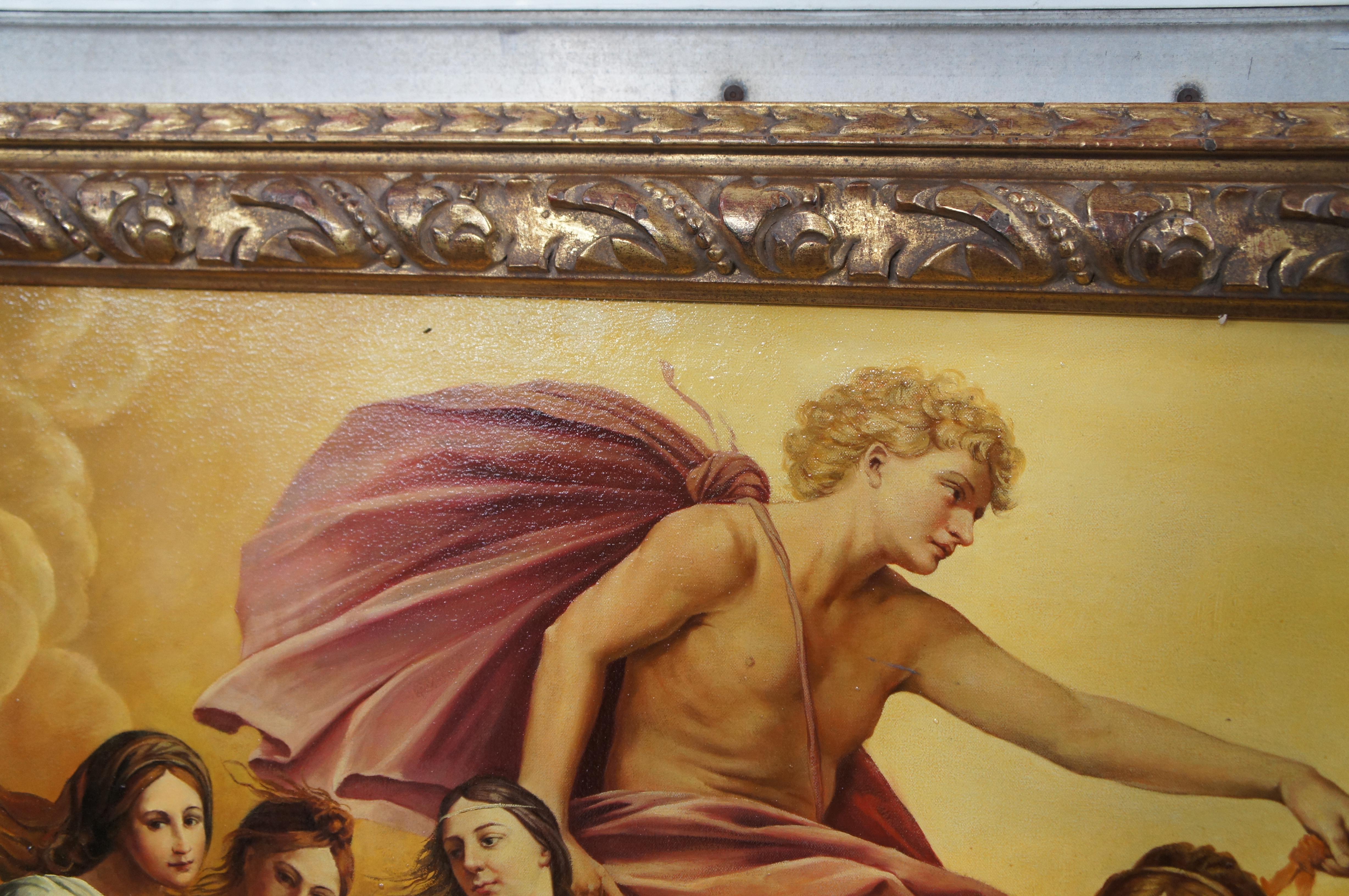 L'Aurora Italian Baroque Fresco Oil Painting After Guido Roman Goddess 87
