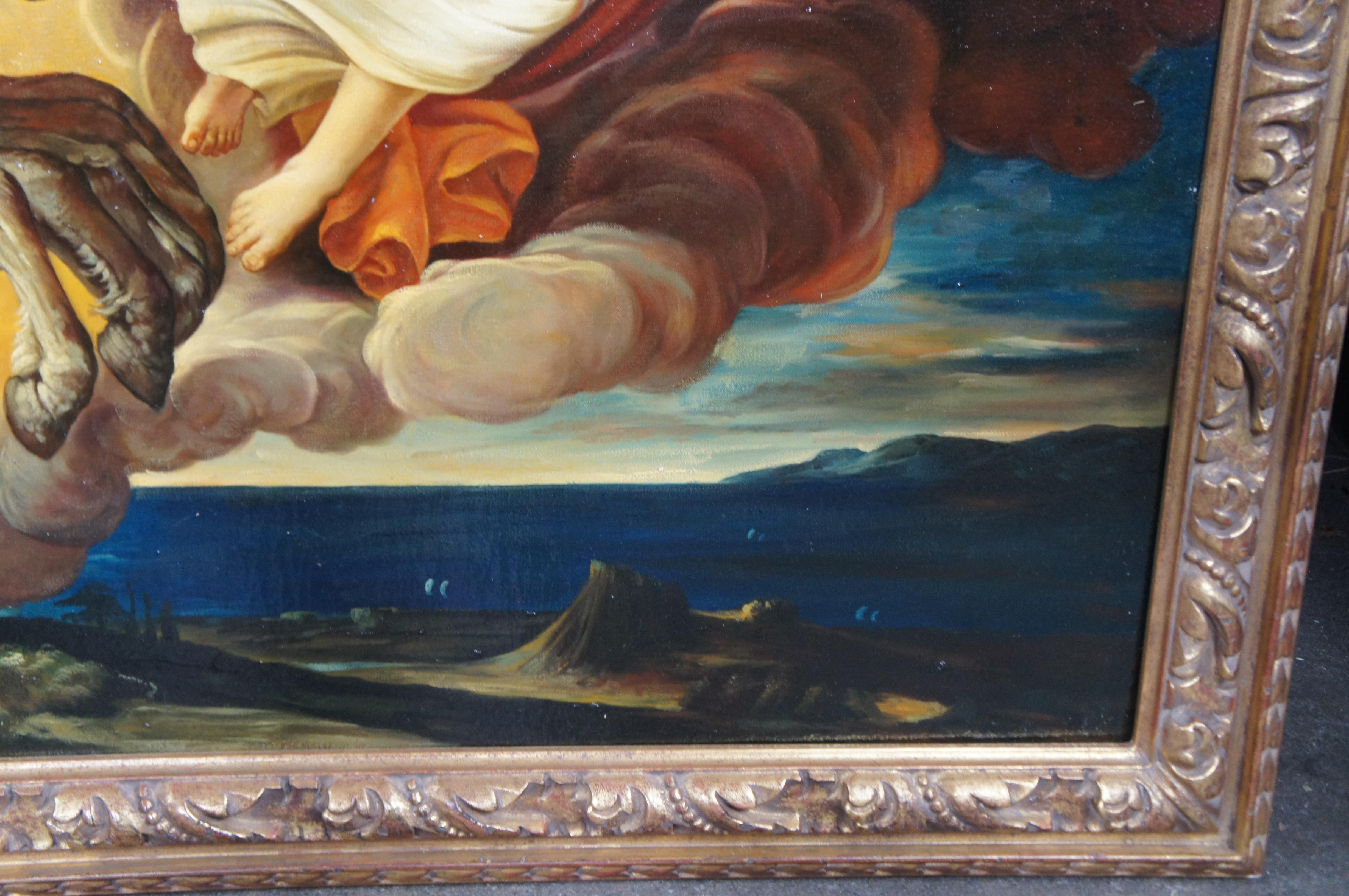 L'Aurora Italian Baroque Fresco Oil Painting After Guido Roman Goddess 87