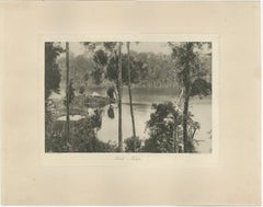 Lac Laut Tador, Sumatra - Photogravure ancienne de Kleingrothe c.1900