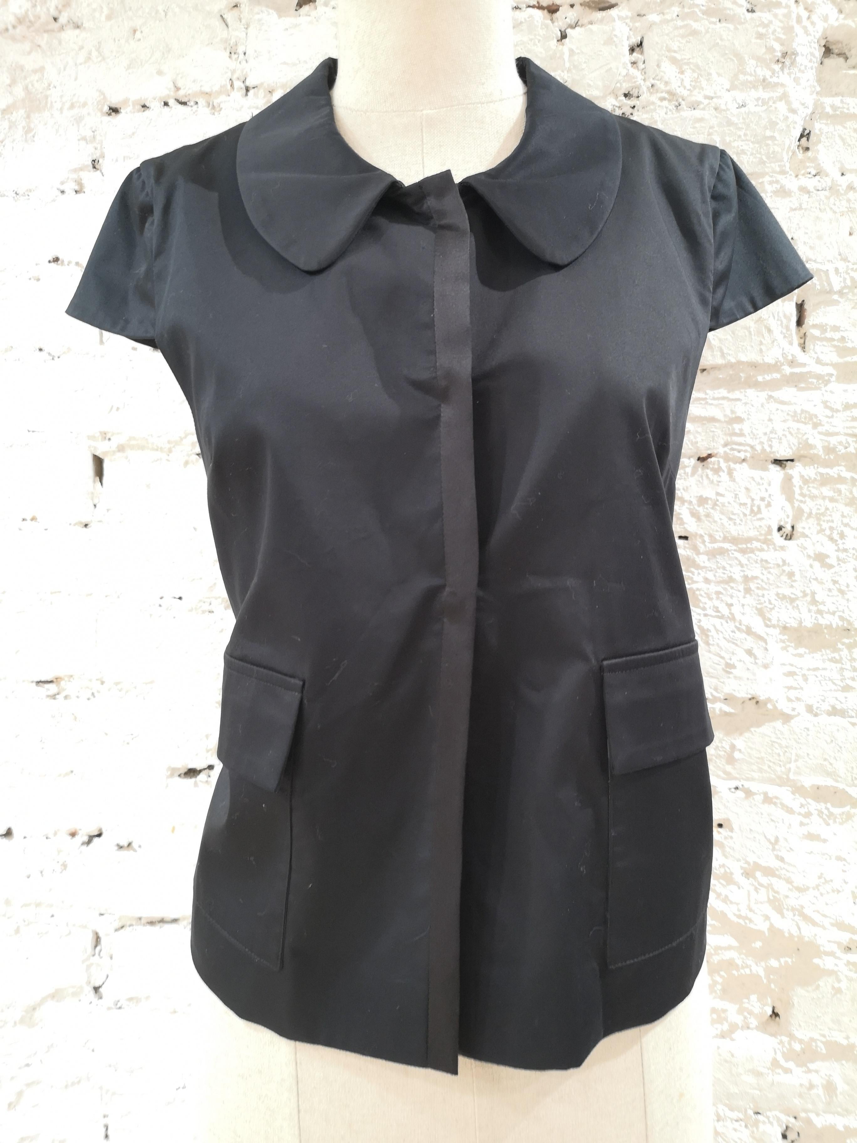 L'Autre Chose black shirt - sleeveless jacket 3