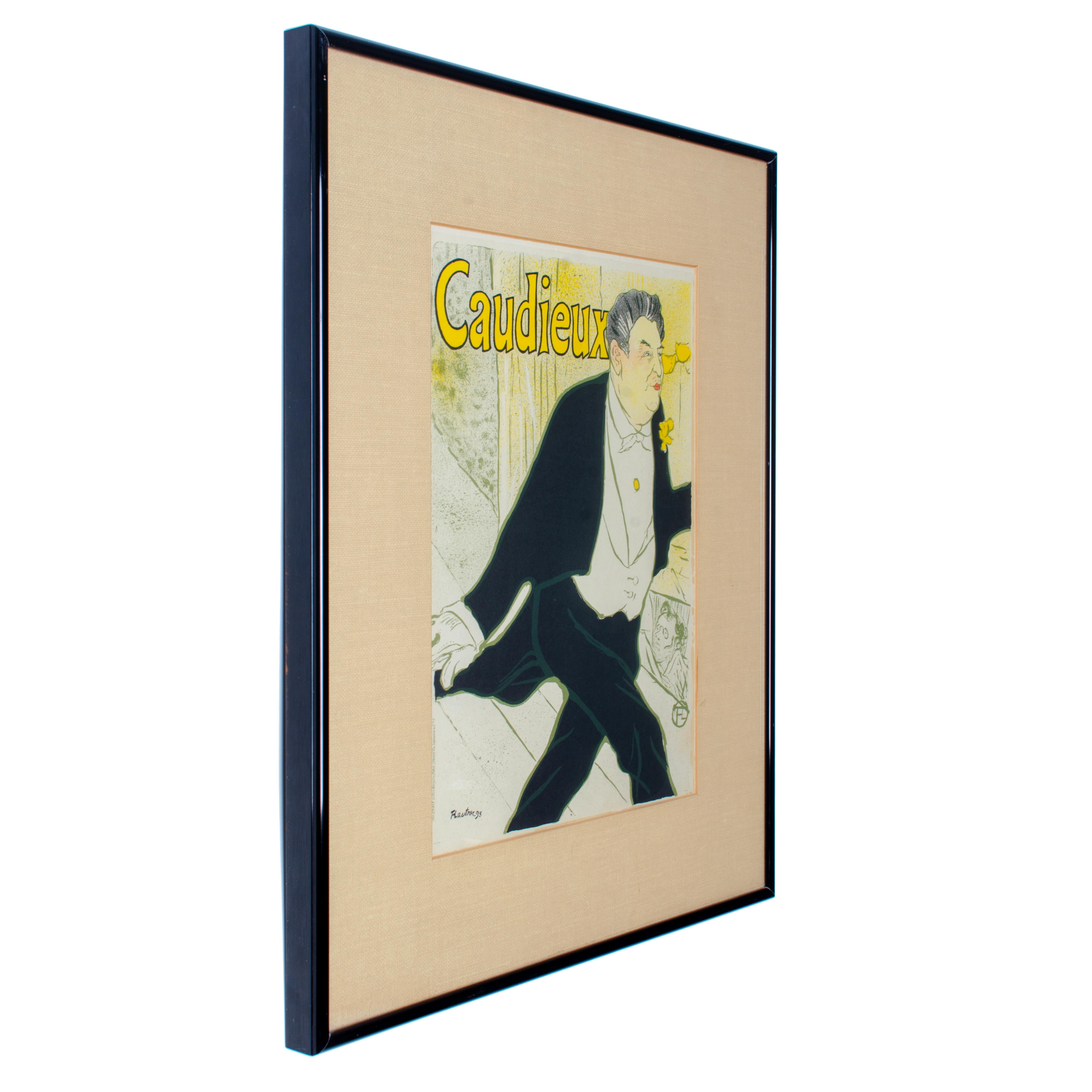 French Lautrec's Cadieux Lithograph Poster For Sale