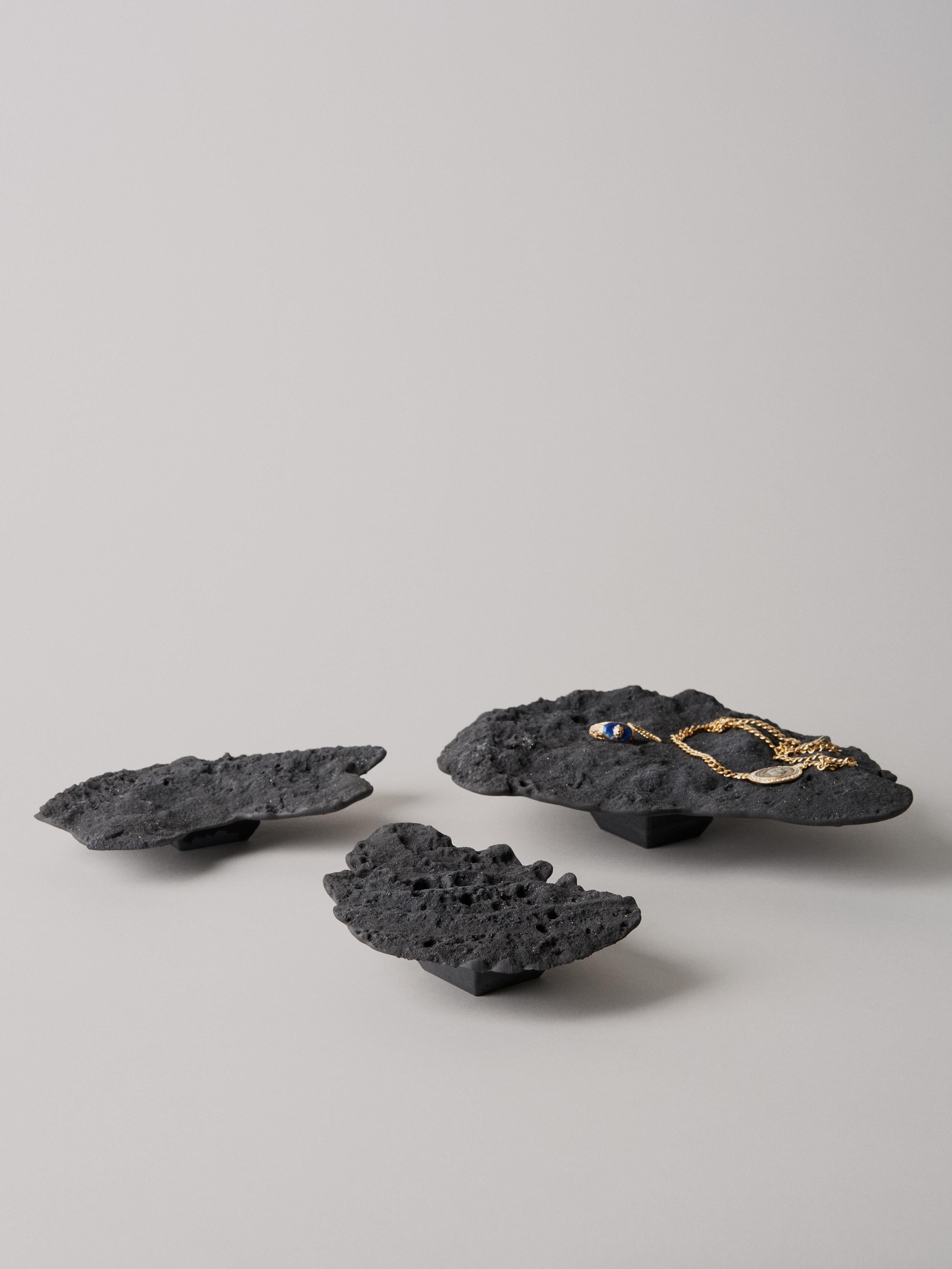 Swedish Lava Bed Serving Plate by Kajsa Melchior