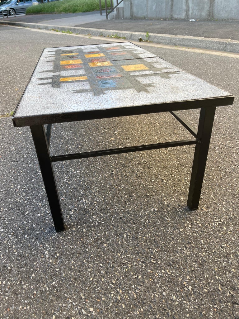 French Lava Coffee Table For Sale