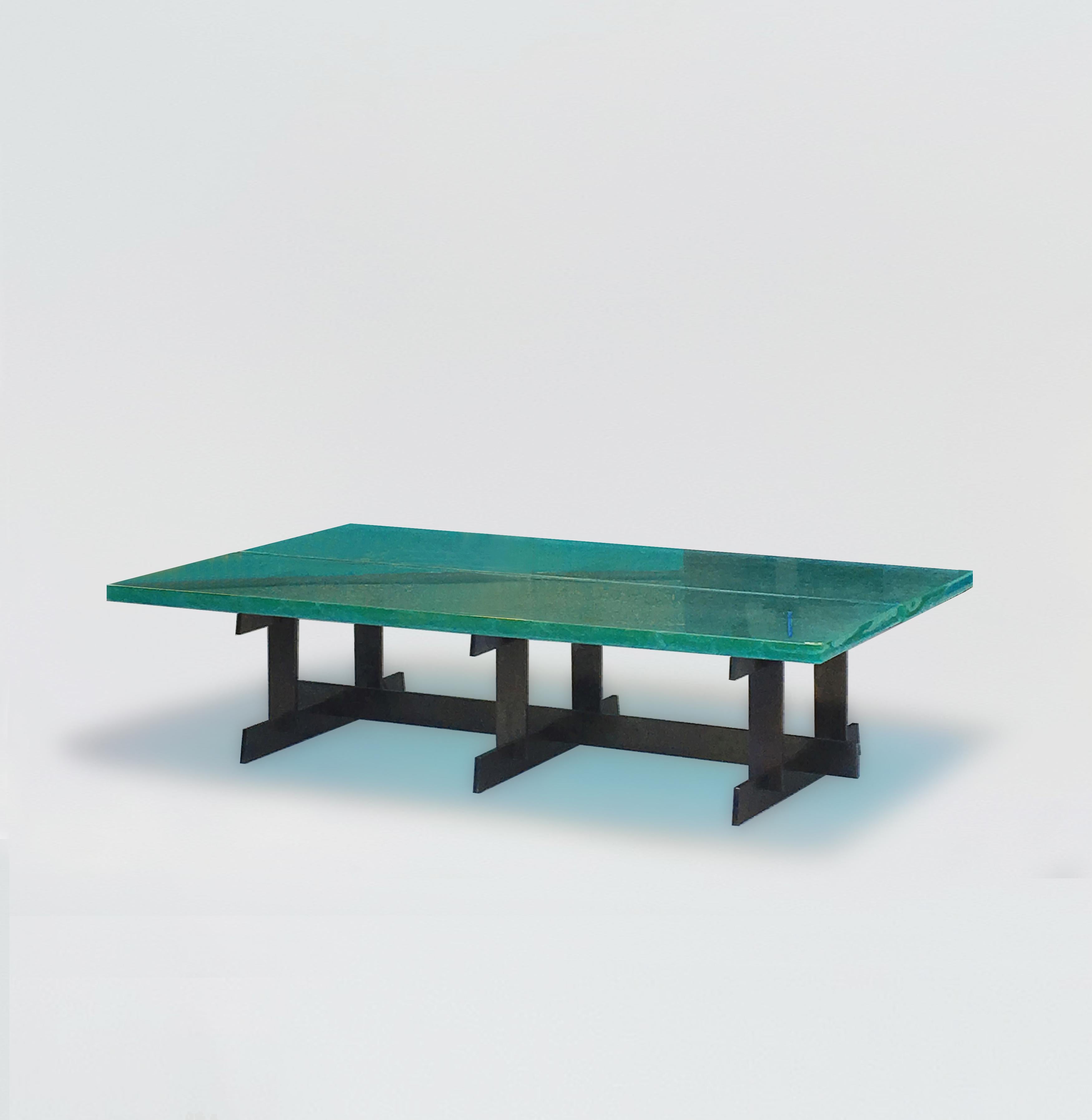 Steel Lava Console by SB26 For Sale