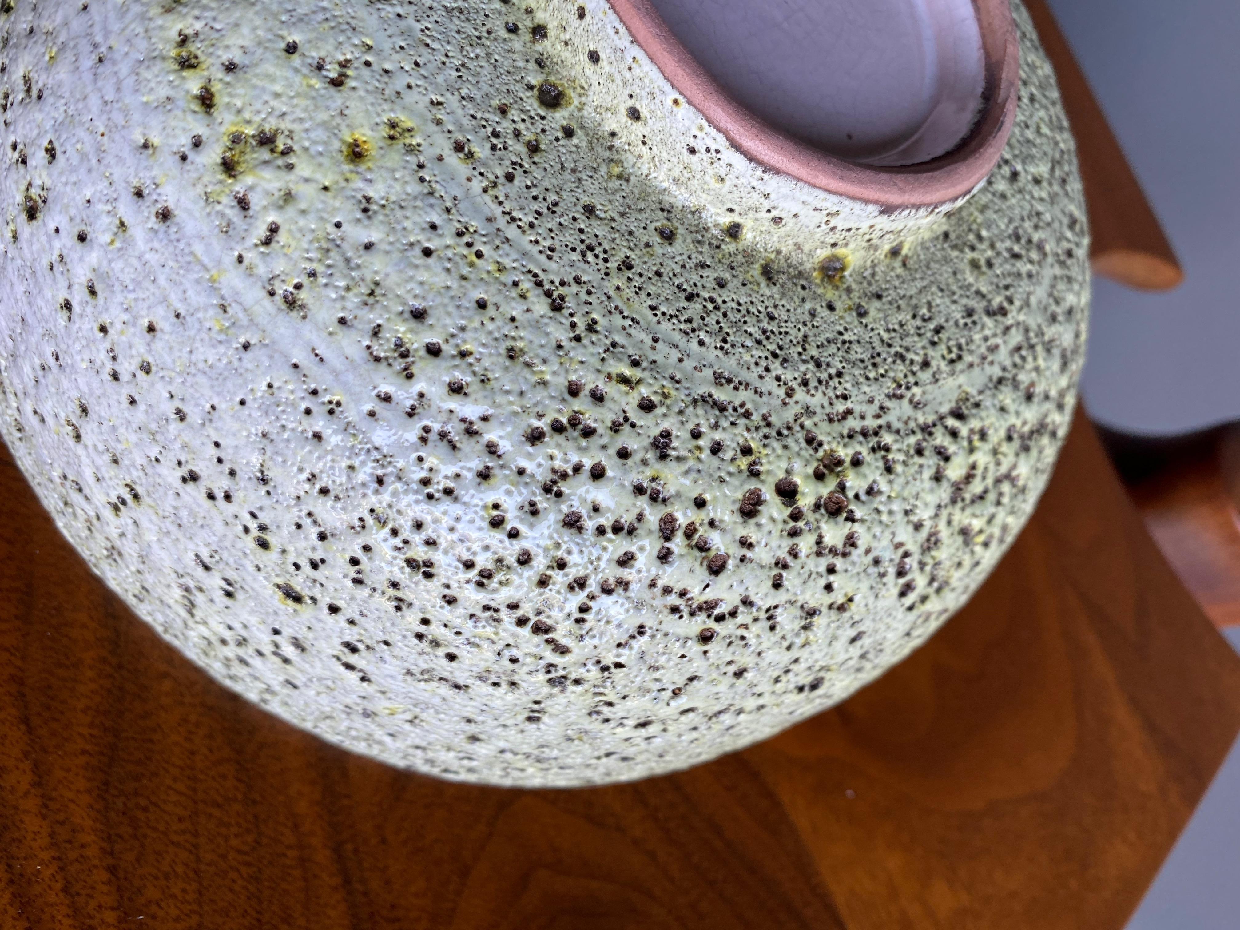 Lava Glaze Ceramic Bowl, circa 1965 5