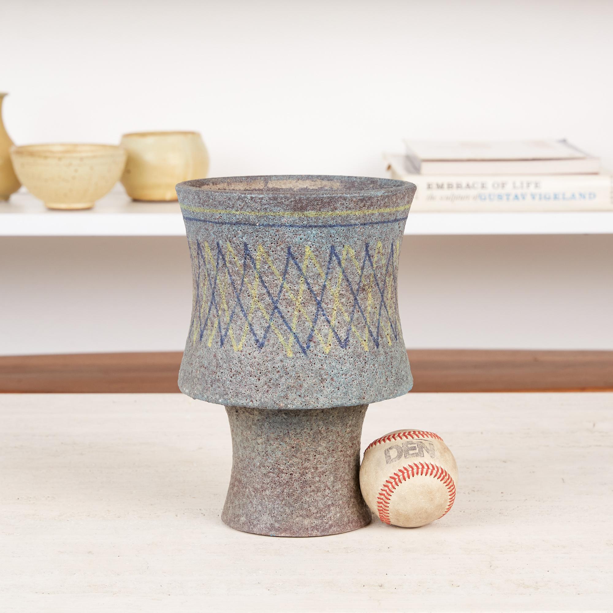 Mid-Century Modern Lava Glaze Vessel by Aldo Londi for Bitossi