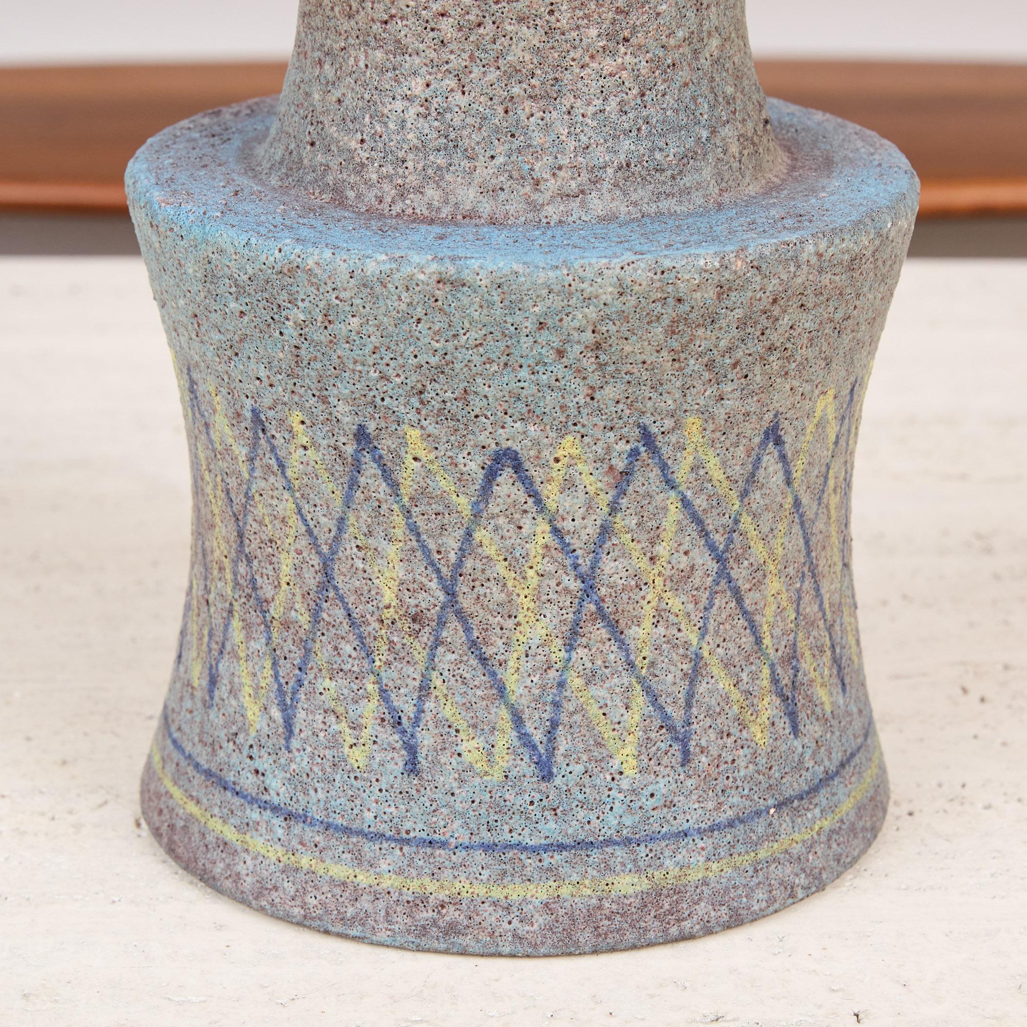 Lava Glaze Vessel by Aldo Londi for Bitossi 2