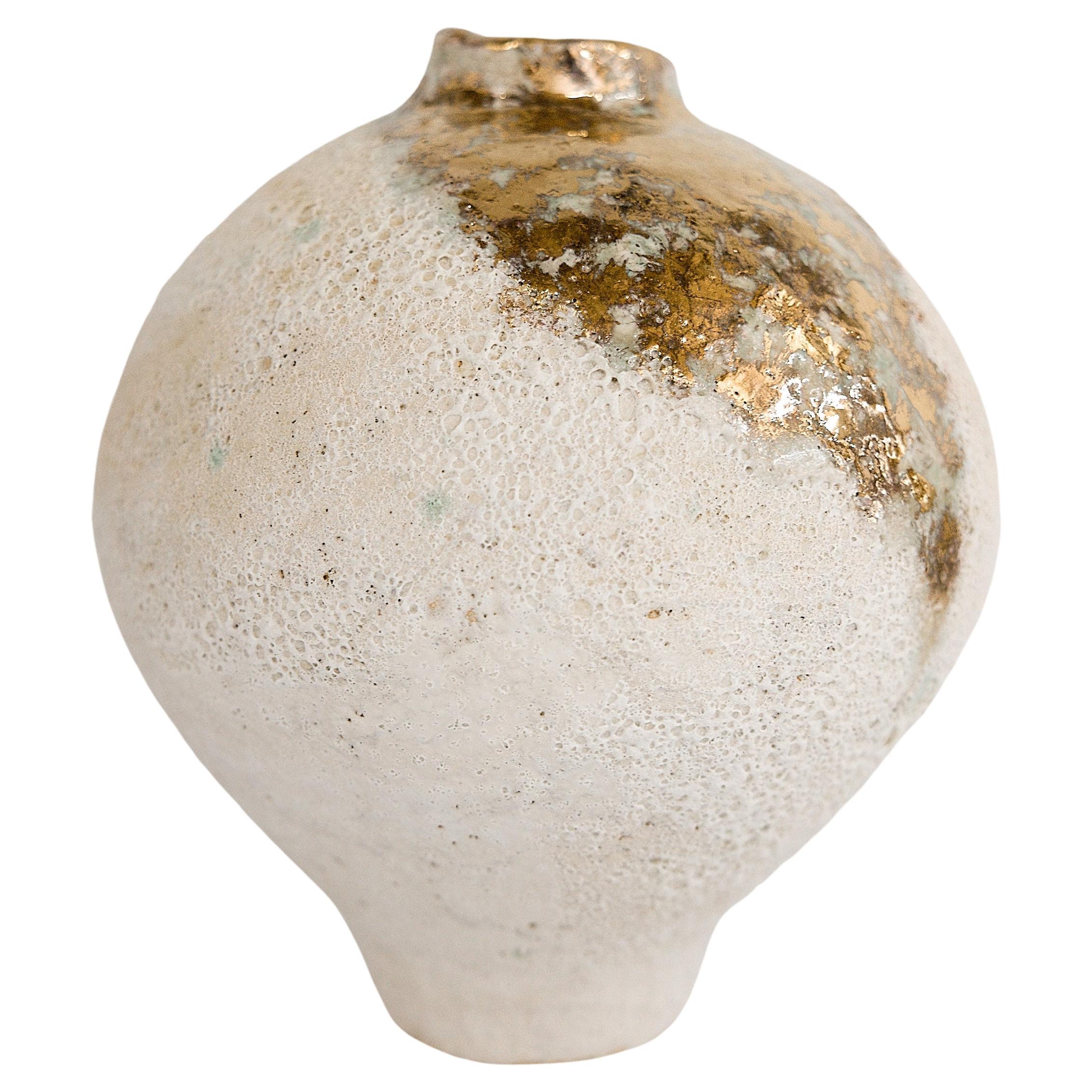 Lava Lustre Handmade Volcanic Vase For Sale