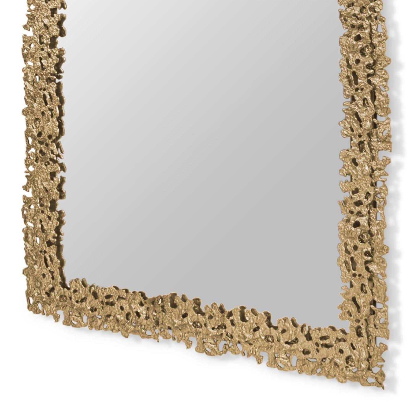 Portuguese Lava Rectangular Mirror For Sale