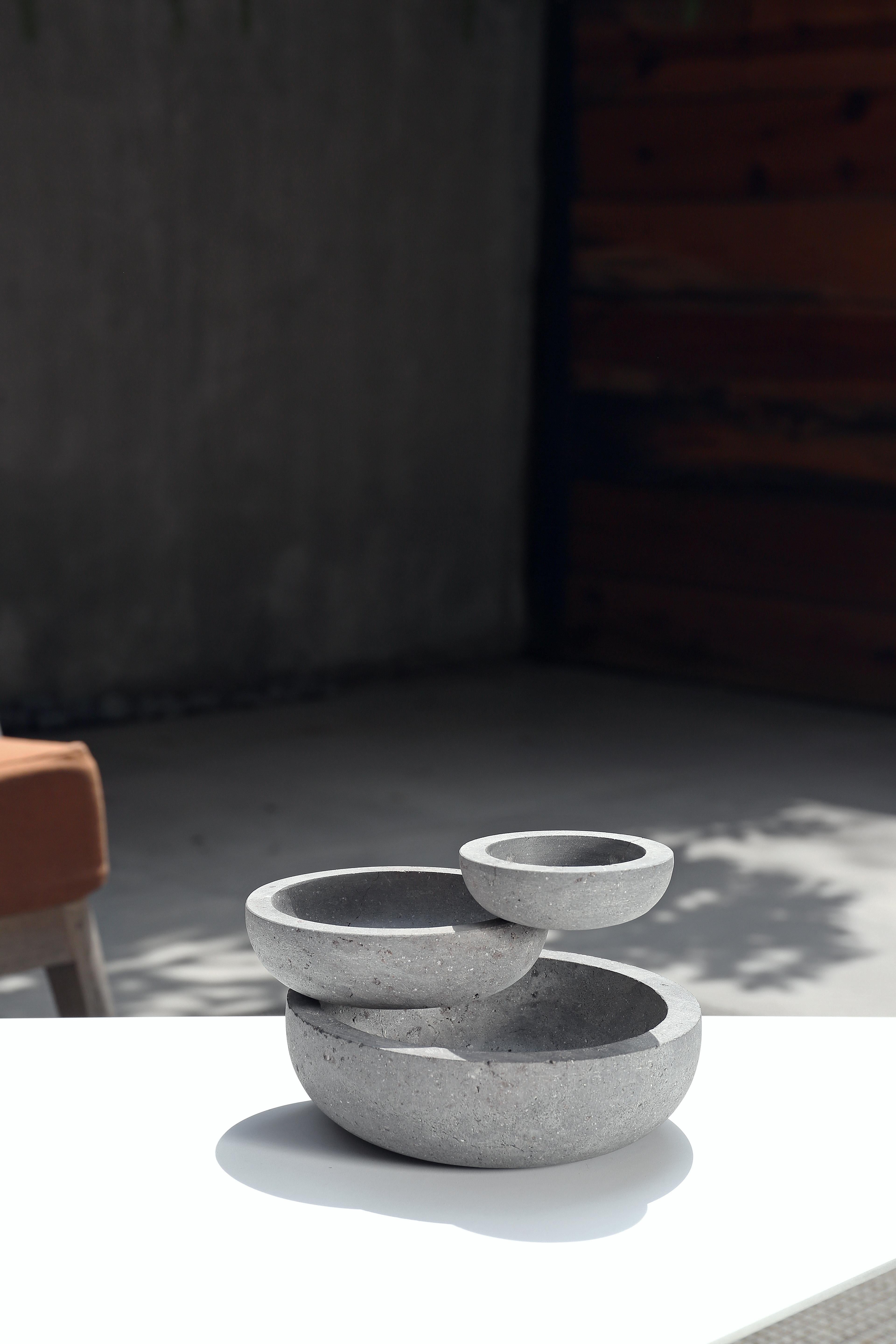 Balancing Stone Sculptural Bowl from the Balance Collection by Joel Escalona 1