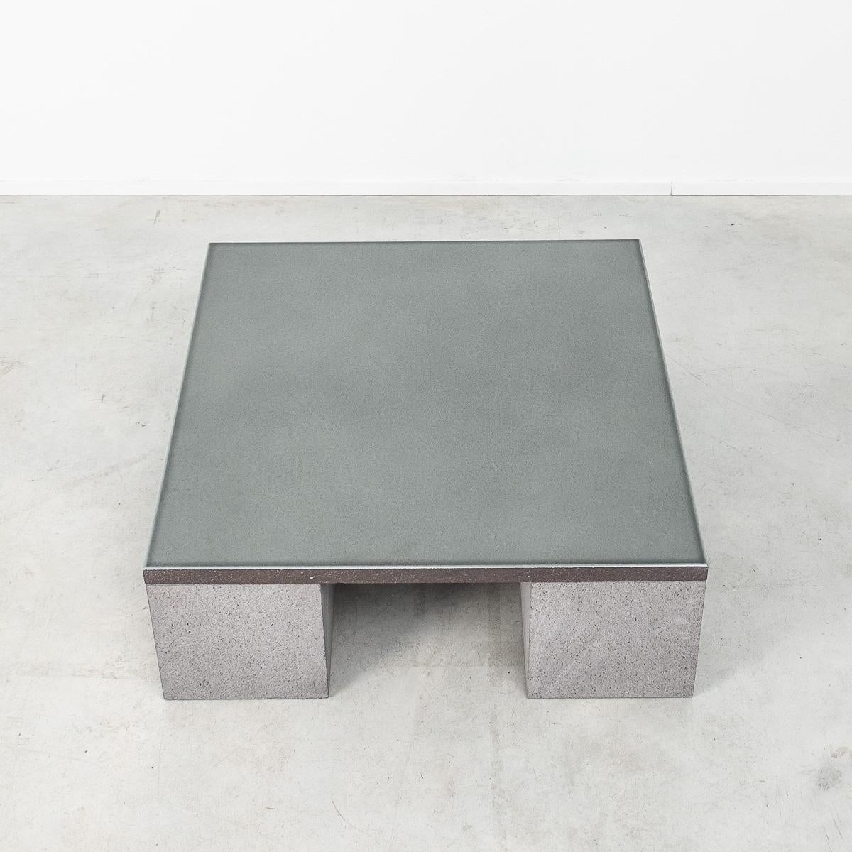 Glazed Lava Stone Sculptor’s Coffee Table Designed by Faye Toogood, UK