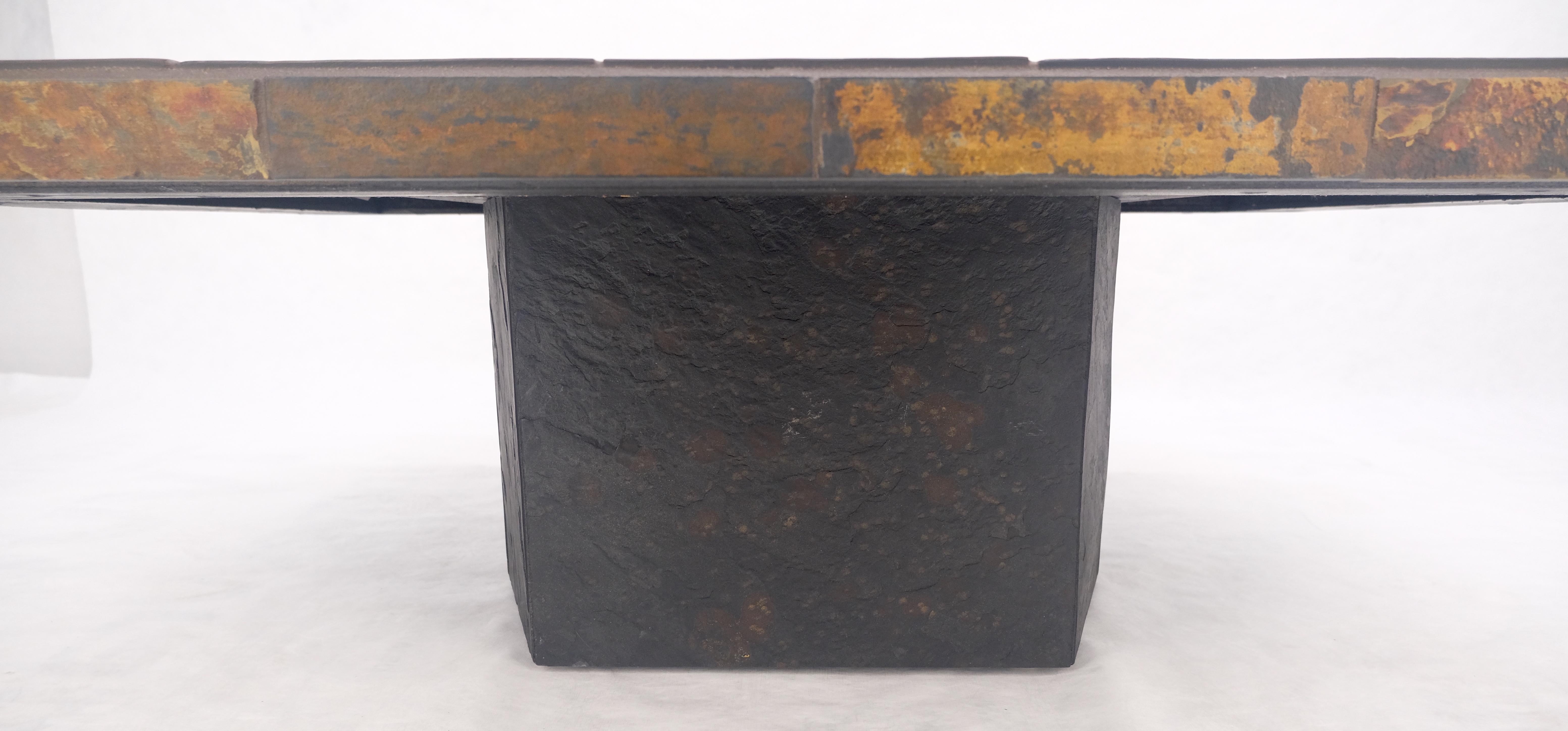 Lava Tile 32x48 Compact Studio Made Mid Century Modern Coffee Table MINT Excellent état - En vente à Rockaway, NJ