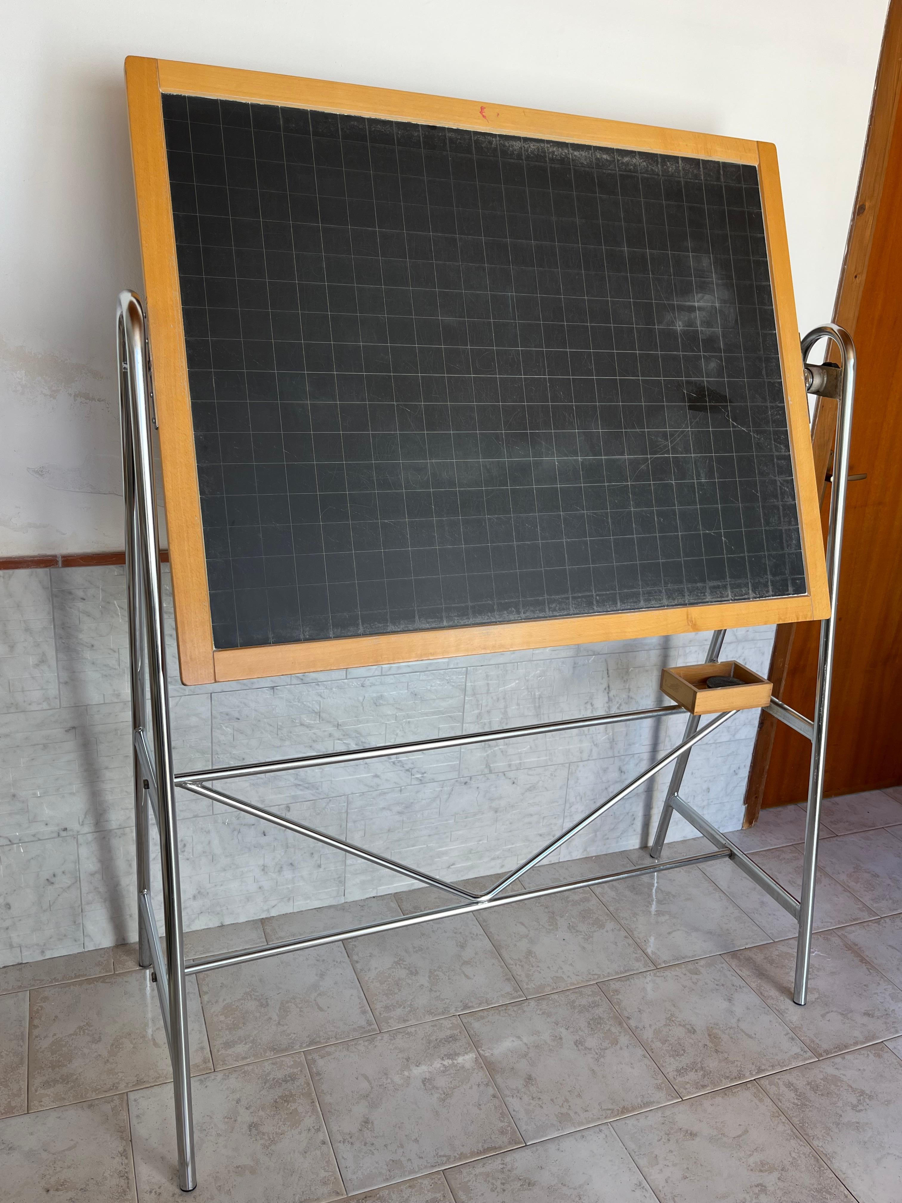 Lavagna scolastica in ardesia, made in Italy, anni '70 In condizioni buone in vendita a Palermo, IT
