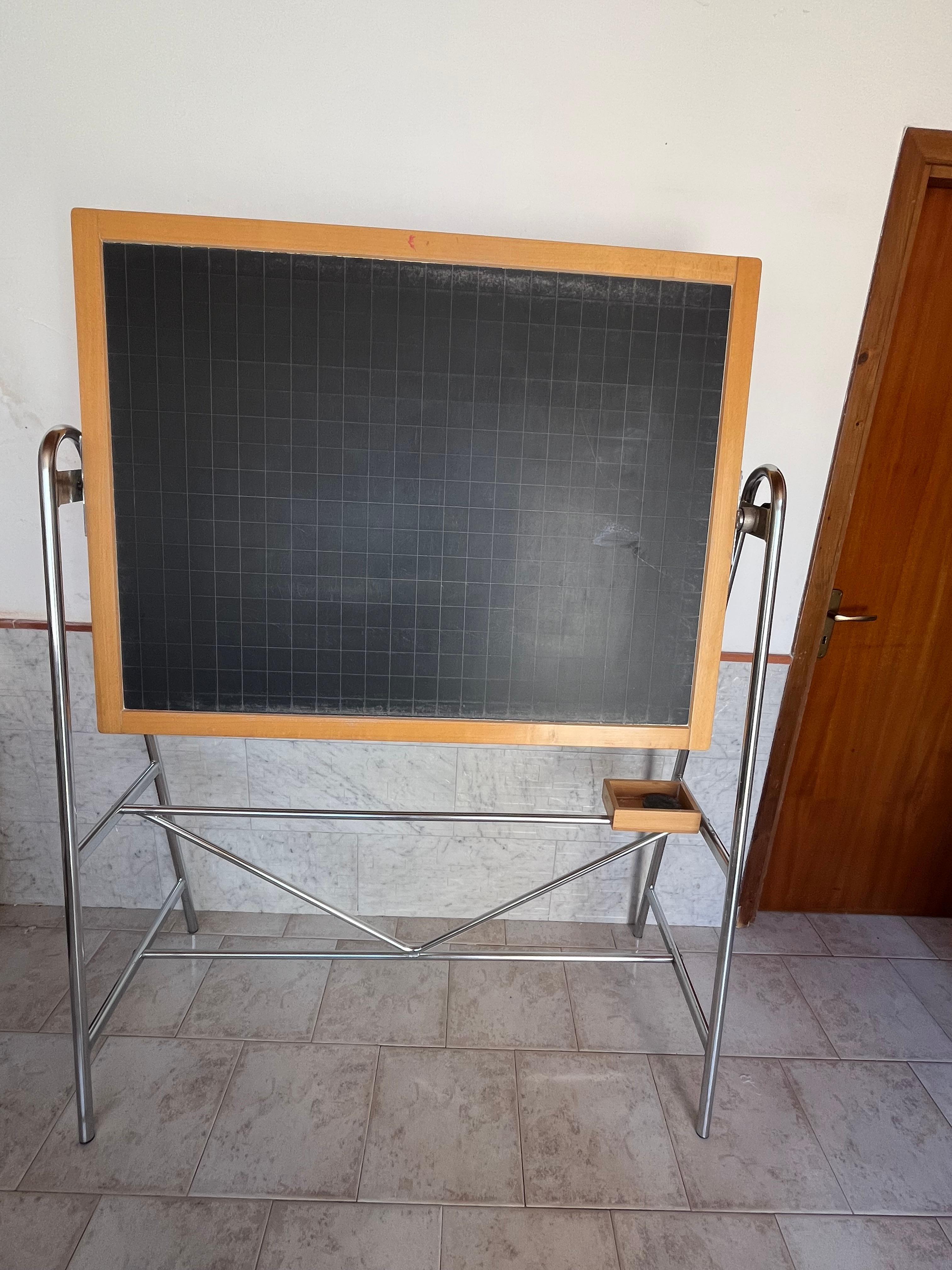 Lavagna scolastica in ardesia, made in Italy, anni '70 in vendita 3