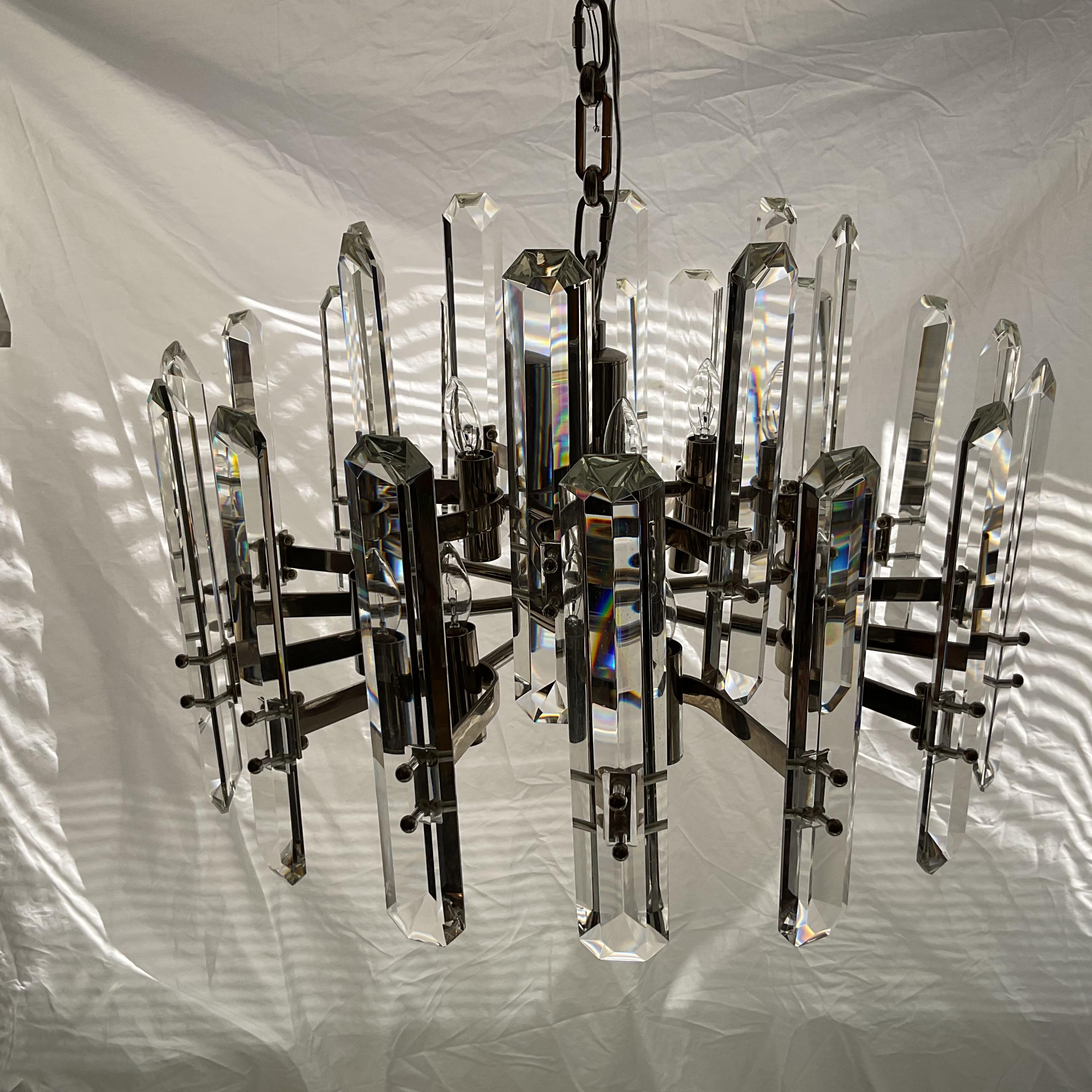 Lámpara moderna de cristal facetado LaVan Cristal en venta