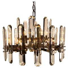 LaVan Modern Faceted Crystal Chandelier
