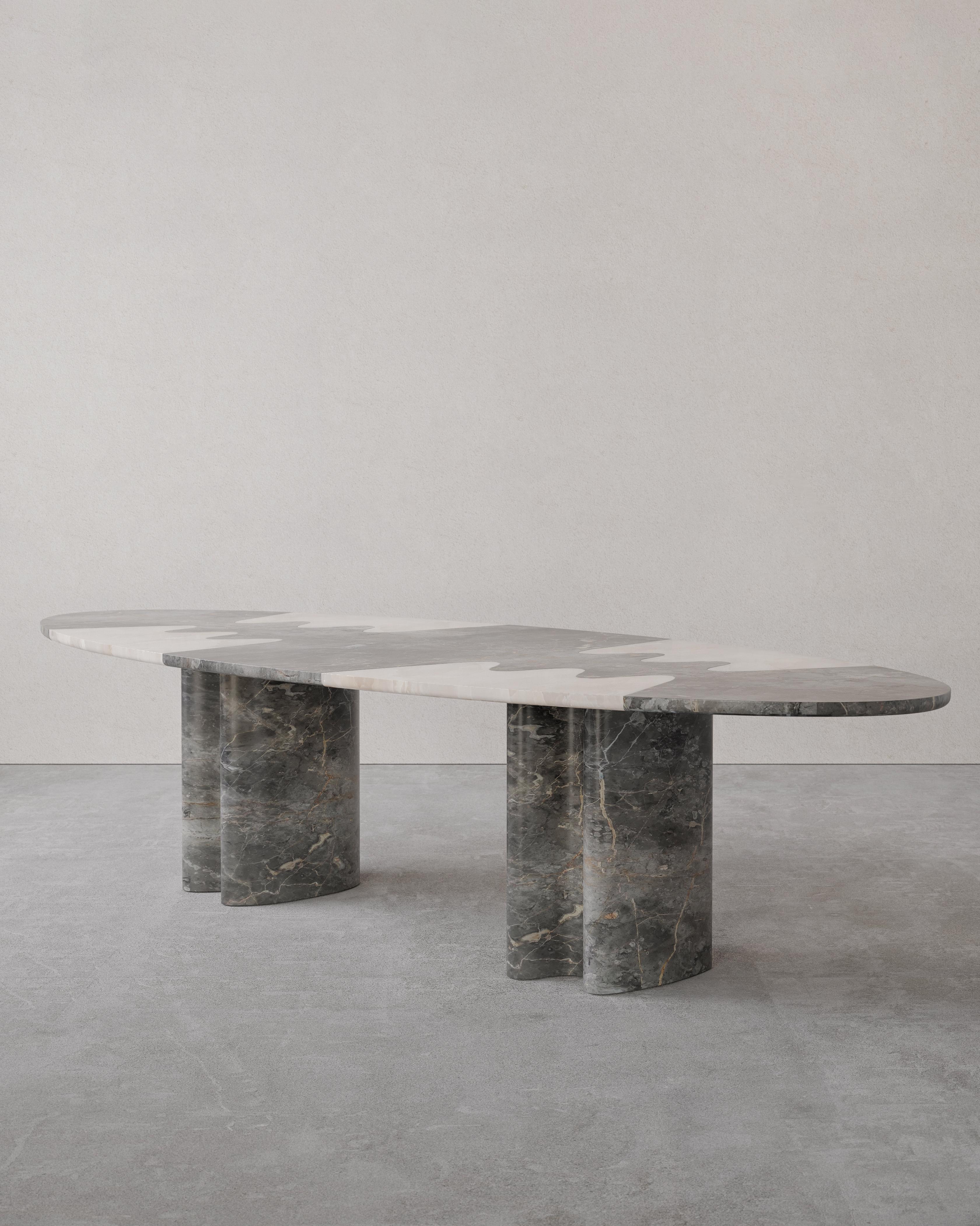 Lavanche Dining Table by Piotr Dąbrowa In New Condition In Geneve, CH
