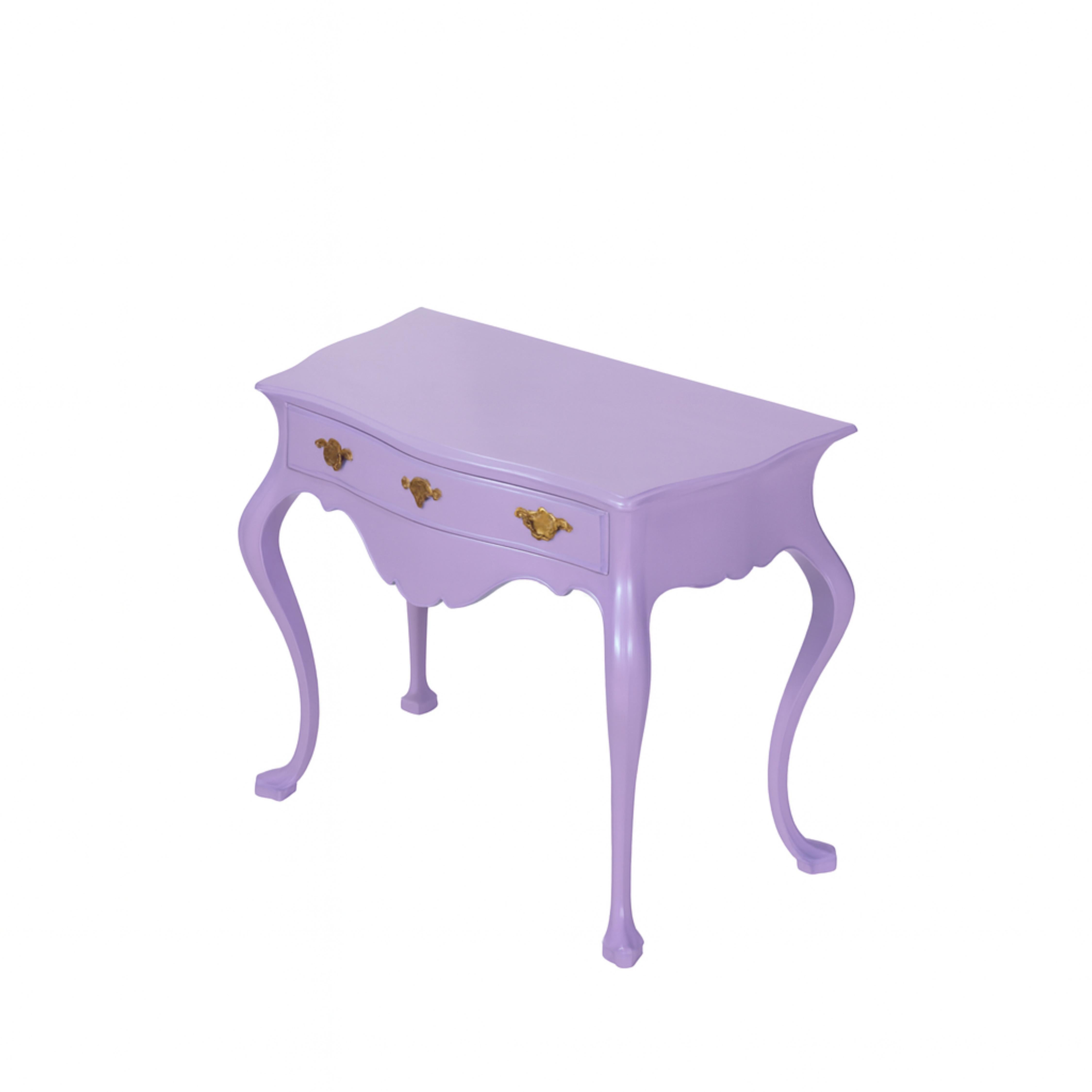XIXe siècle Lavander Color Baroque Styled Commode, 19th Century en vente