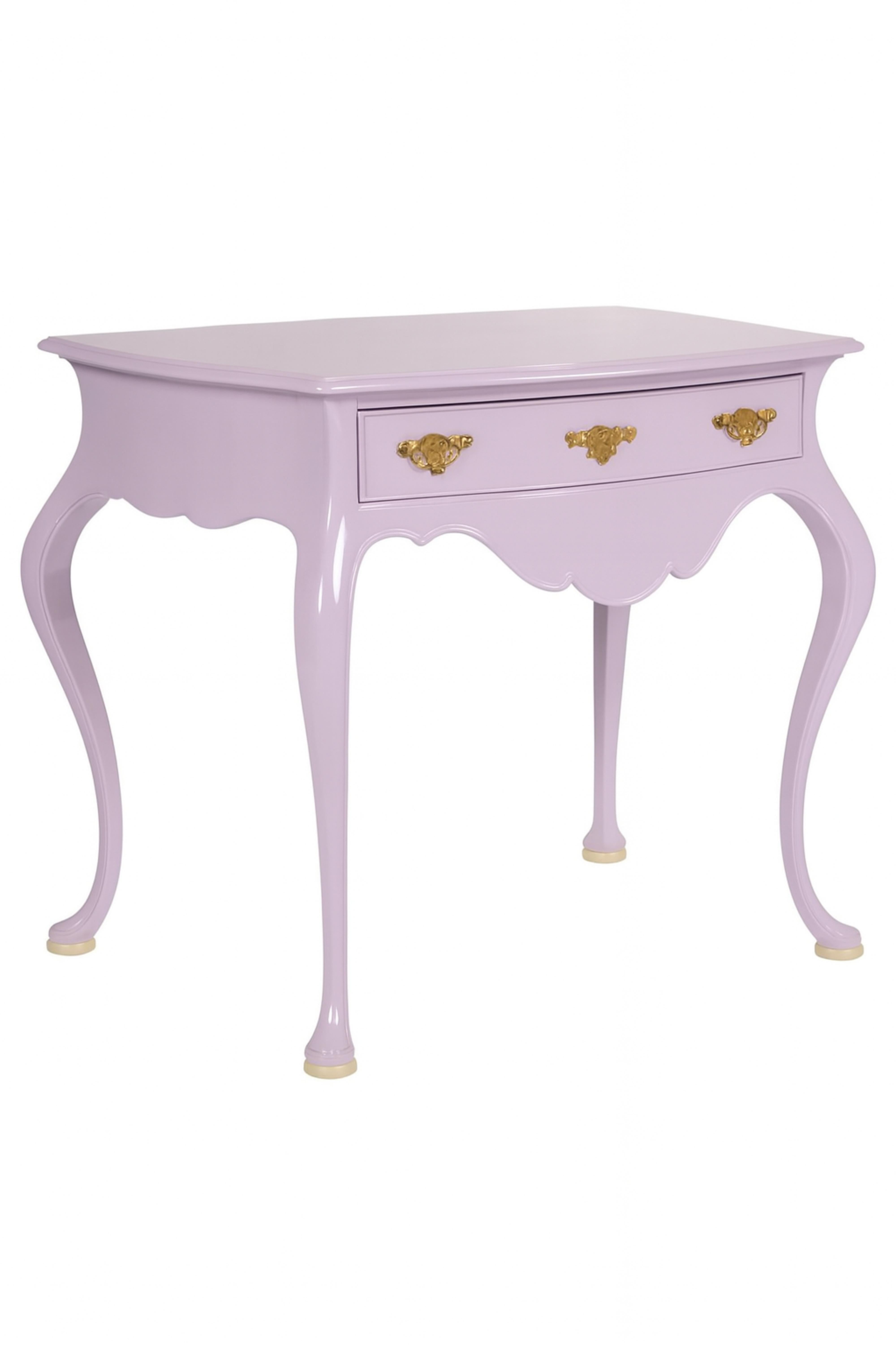 Laiton Lavander Color Baroque Styled Commode, 19th Century en vente