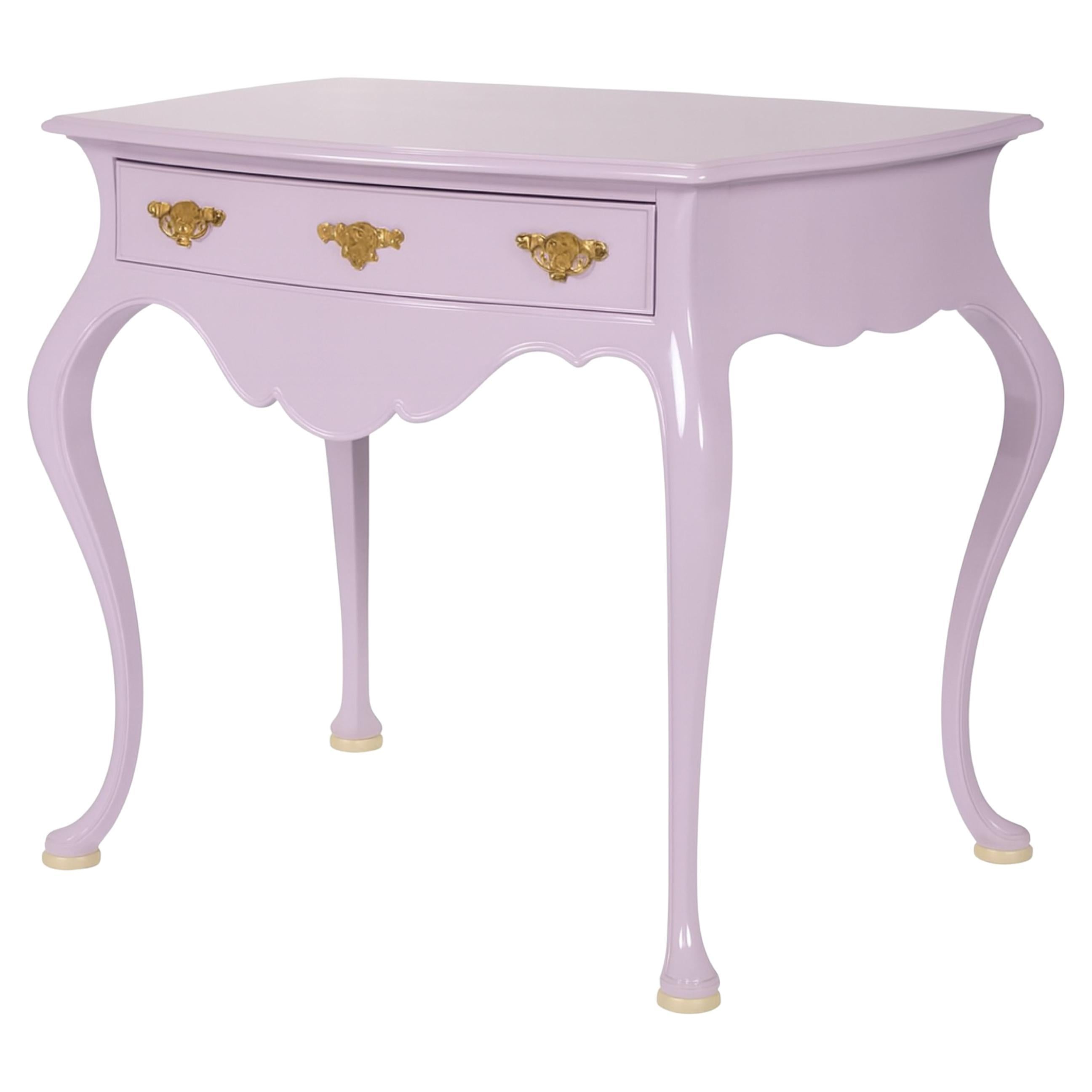 Lavander Color Baroque Styled Commode, 19th Century