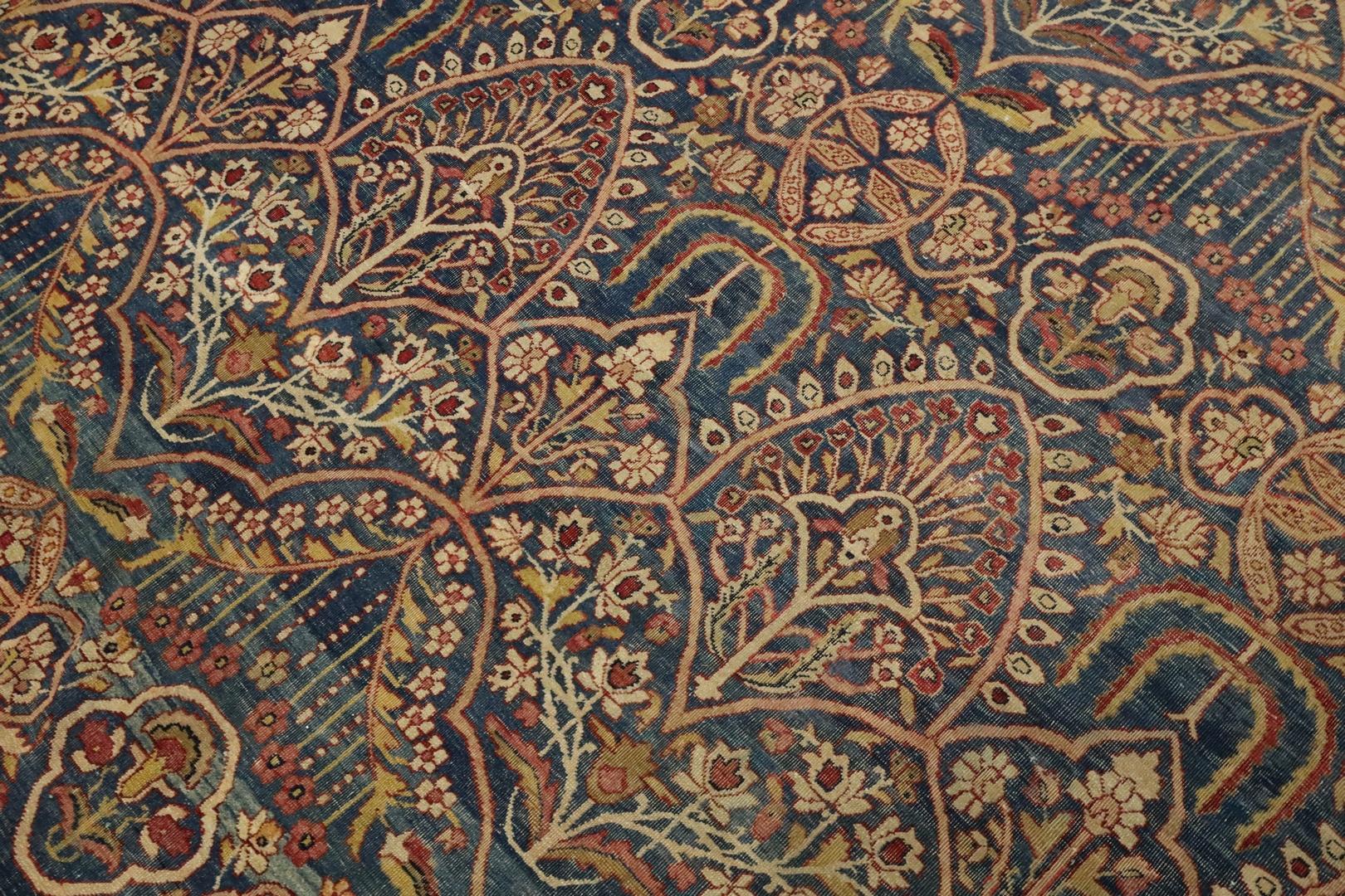Tapis ancien Lavar-Kerman - 9'5