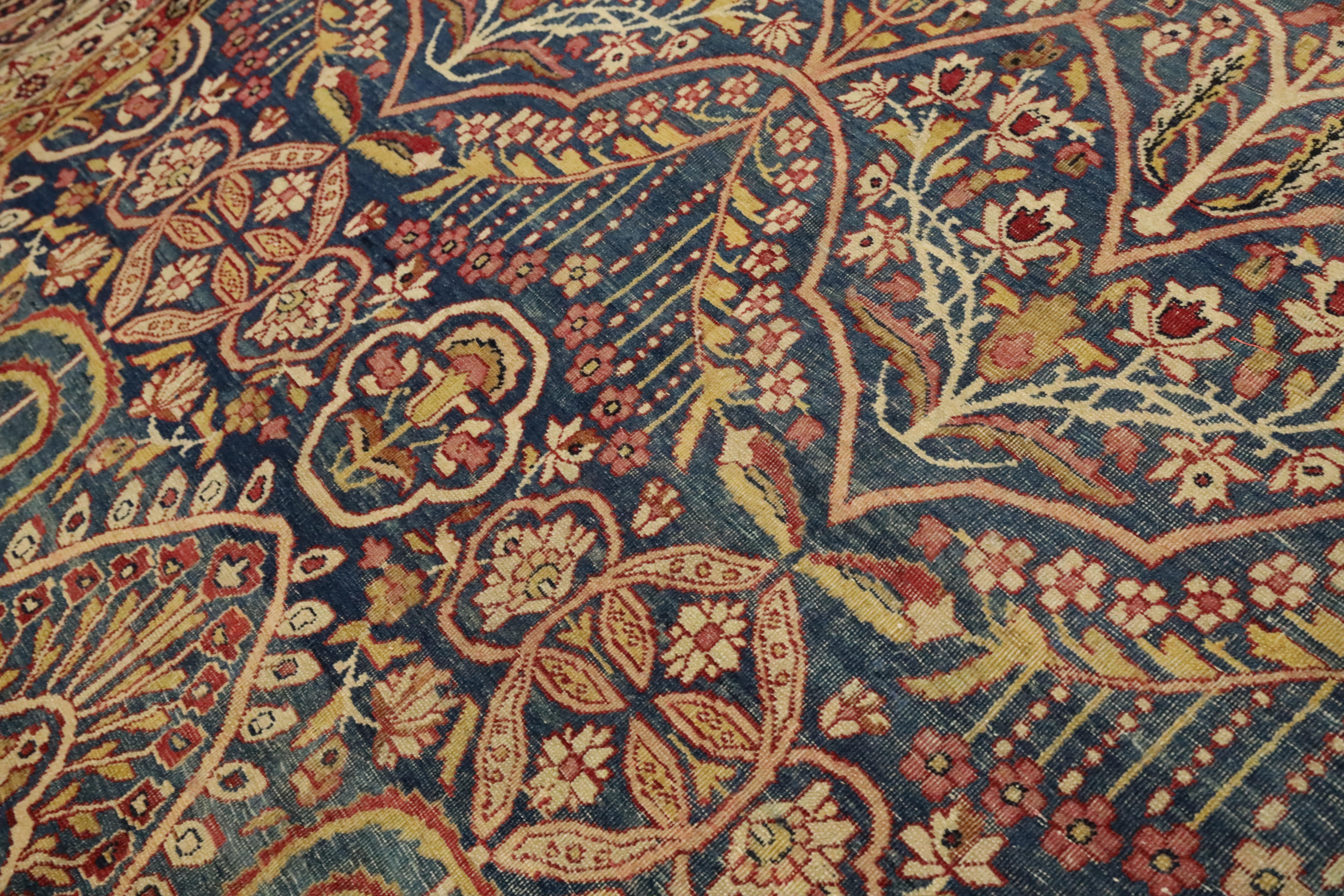 Tapis ancien Lavar-Kerman - 9'5