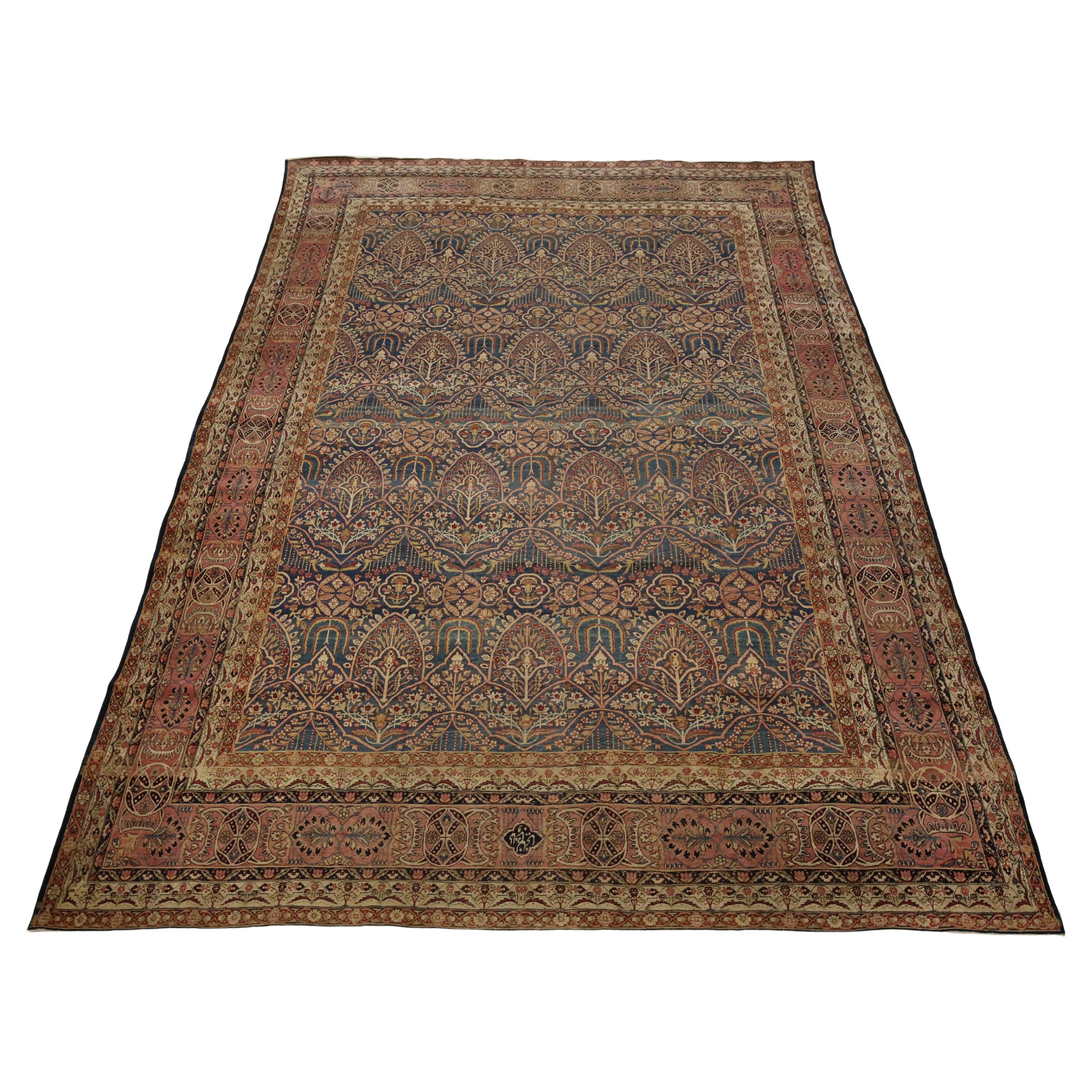 Alfombra Antigua Lavar-Kerman - 9'5" x 13'7