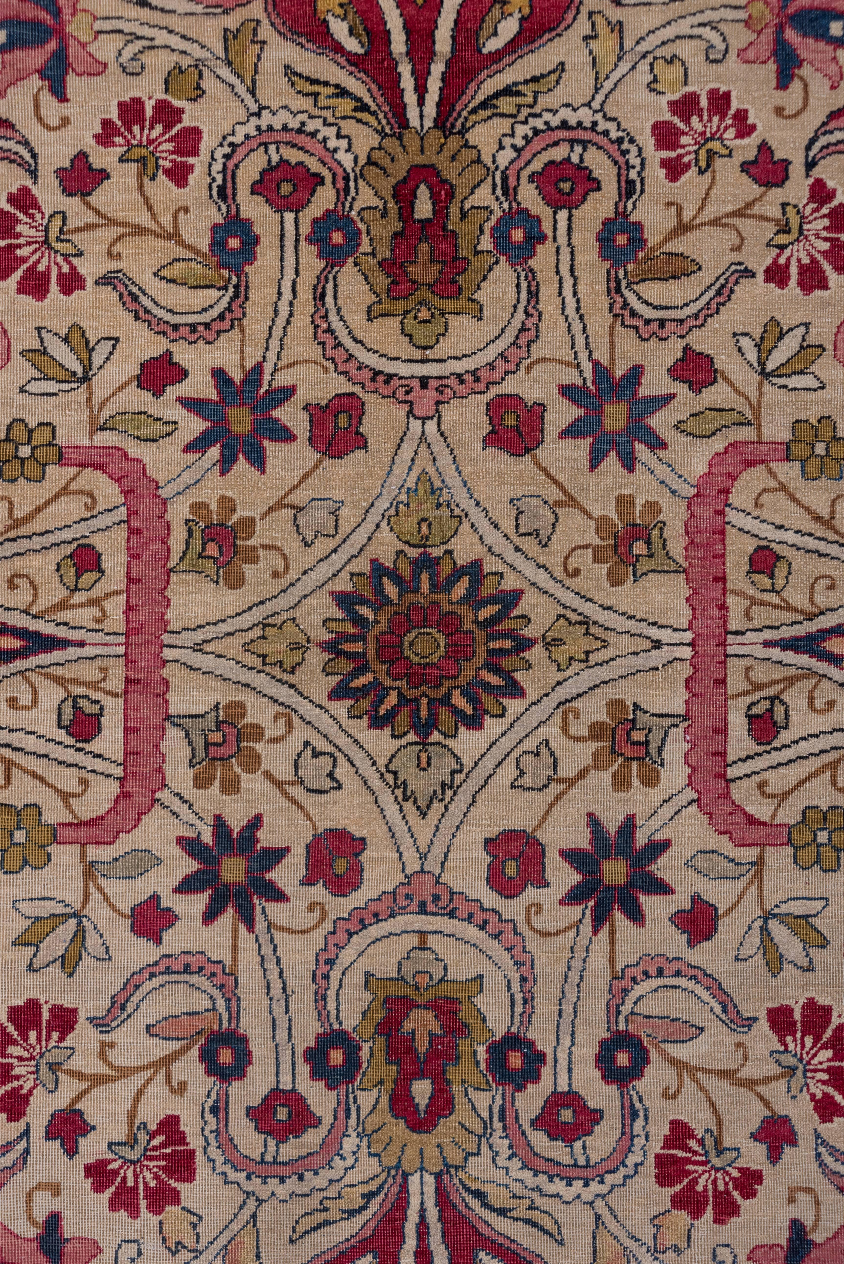 Persian Lavar Kerman Carpet, circa 1900 For Sale