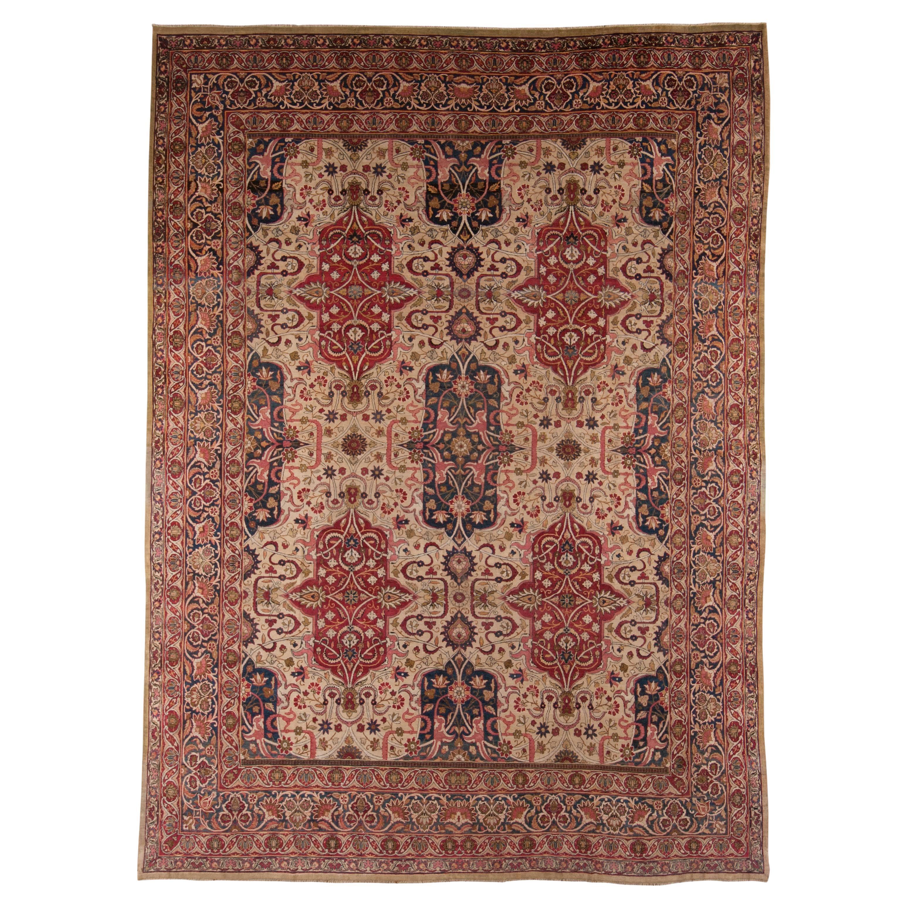 Tapis Lavar Kerman, datant d'environ 1900