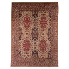 Antique Lavar Kerman Carpet, circa 1900