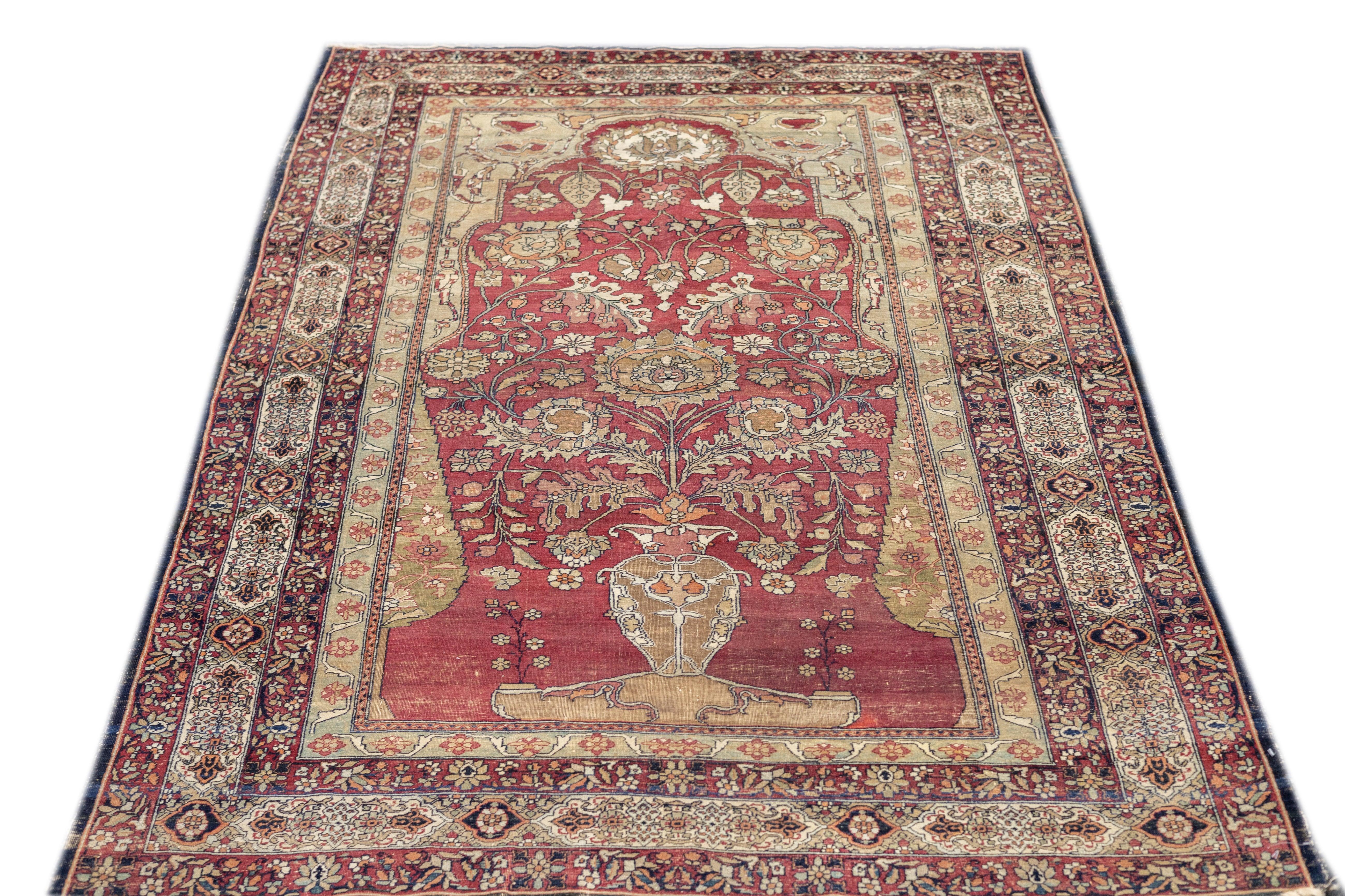 Tapis Lavar Kerman 4'6'' x 7'0