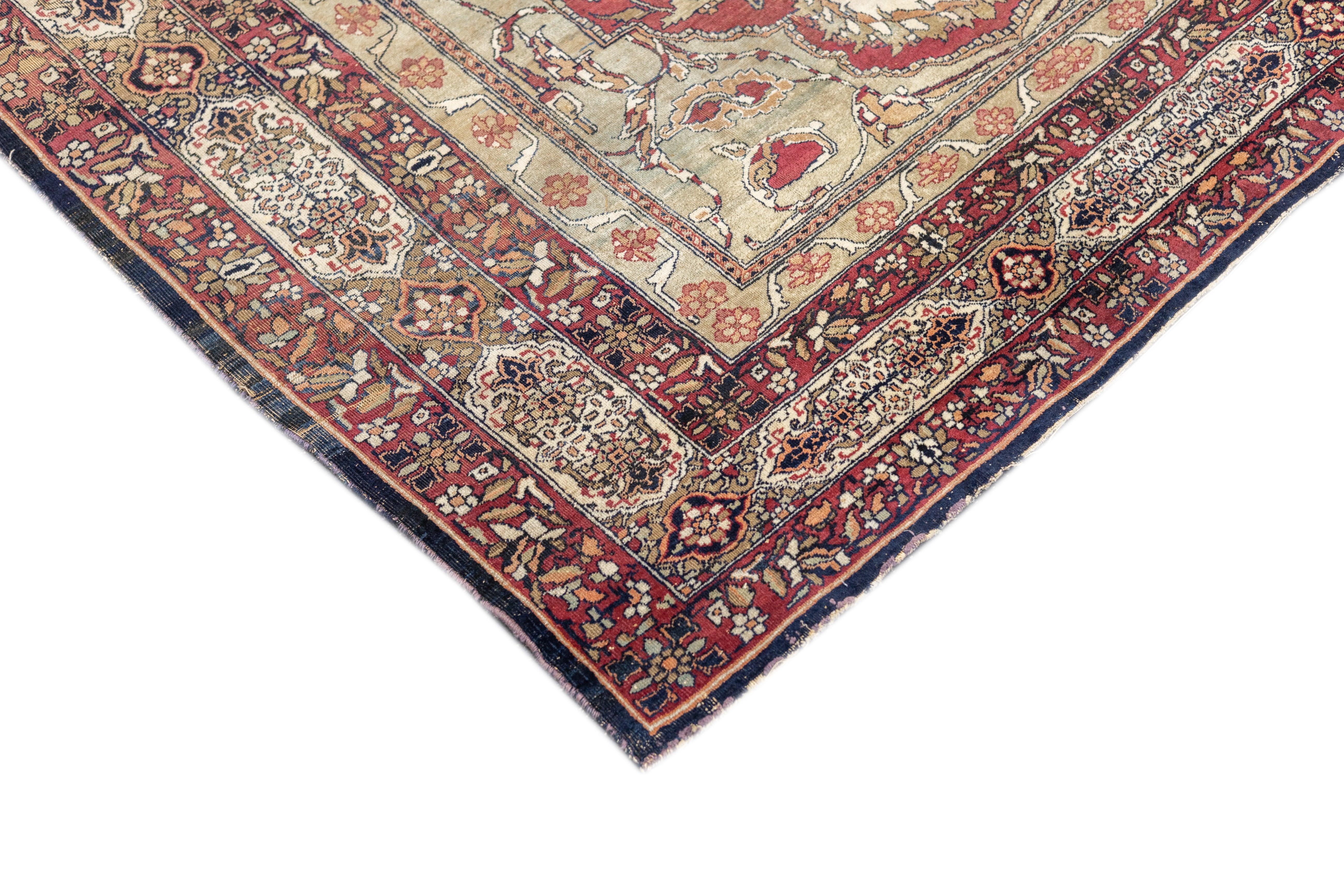 Tapis Lavar Kerman 4'6'' x 7'0
