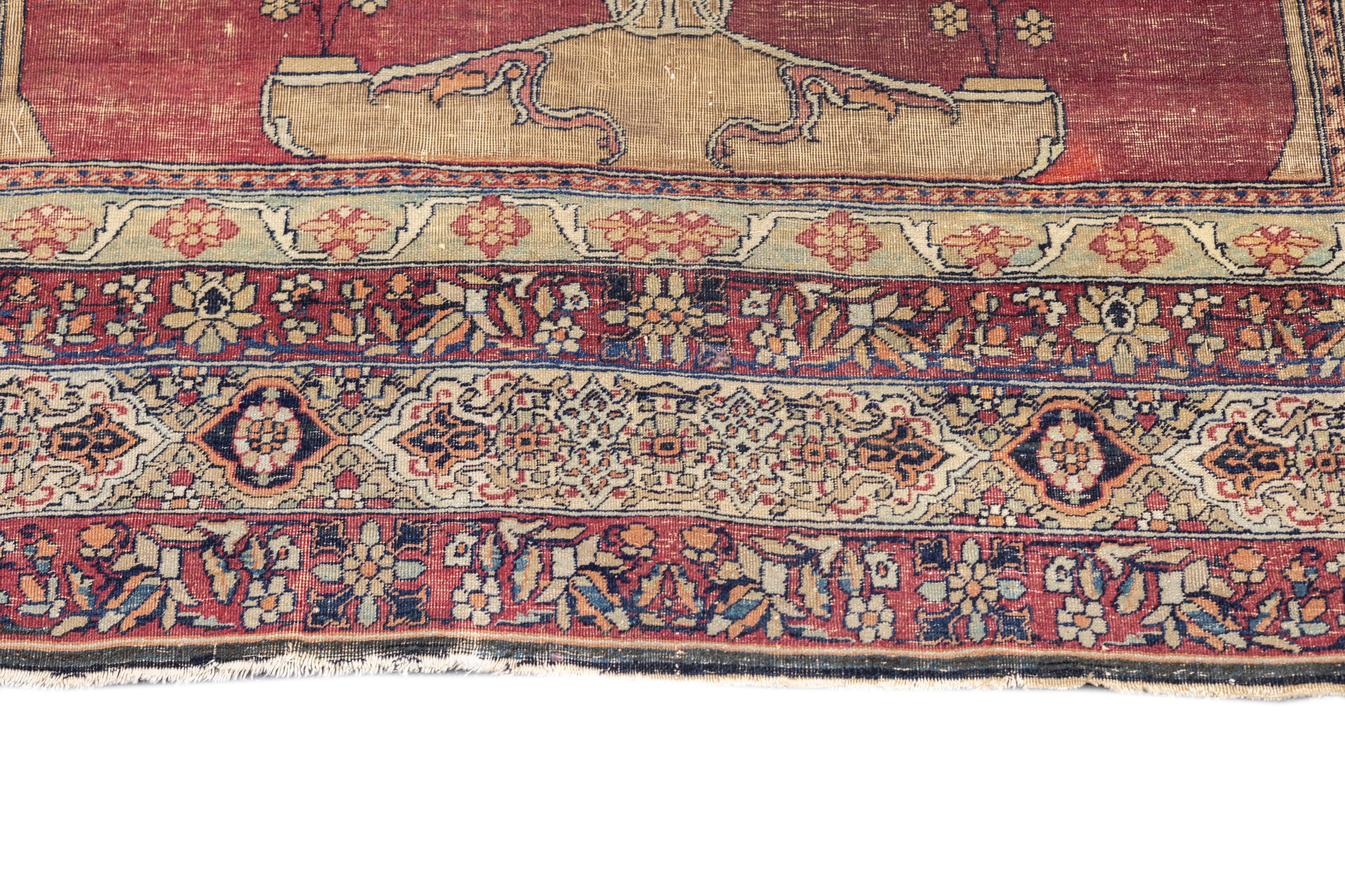 XXIe siècle et contemporain Tapis Lavar Kerman 4'6'' x 7'0
