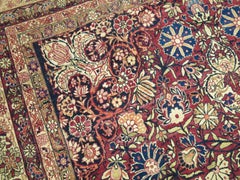 Zabihi Collection 19th Century Large Lavar Kirmanshah Antique Rug