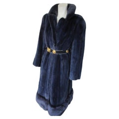 Lavendel Blue Long Mink Coat Emile Sarrazin Canada