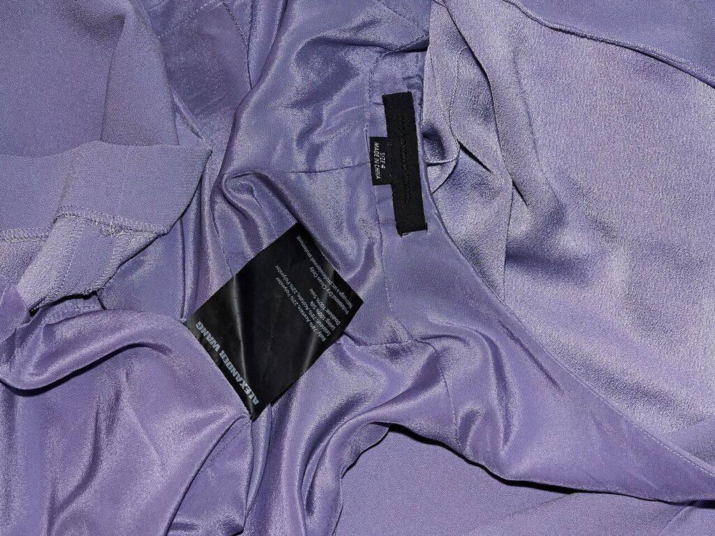 lavender sheath dress