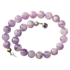 Collar Anudado Amatista Lavanda