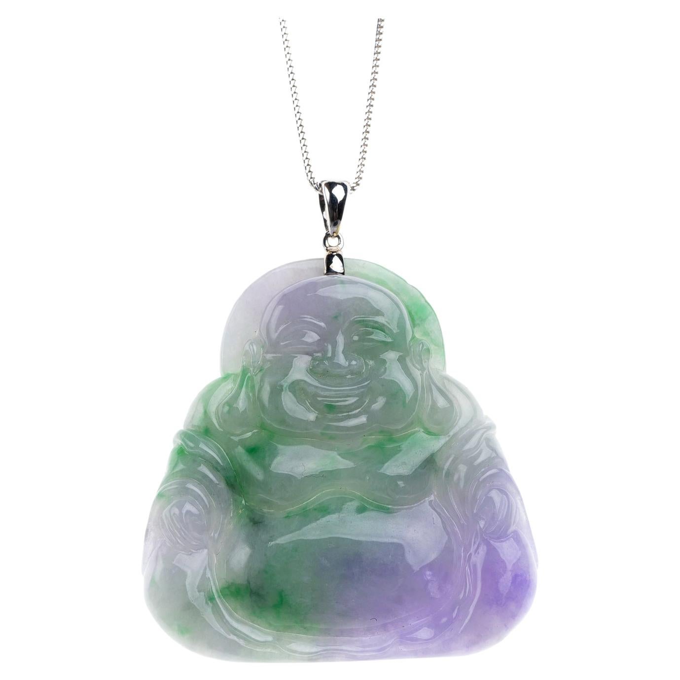 Sufia round Purple Jade Pendant Necklace – Sultanesque