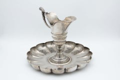 Lavender and gum in hammered silver