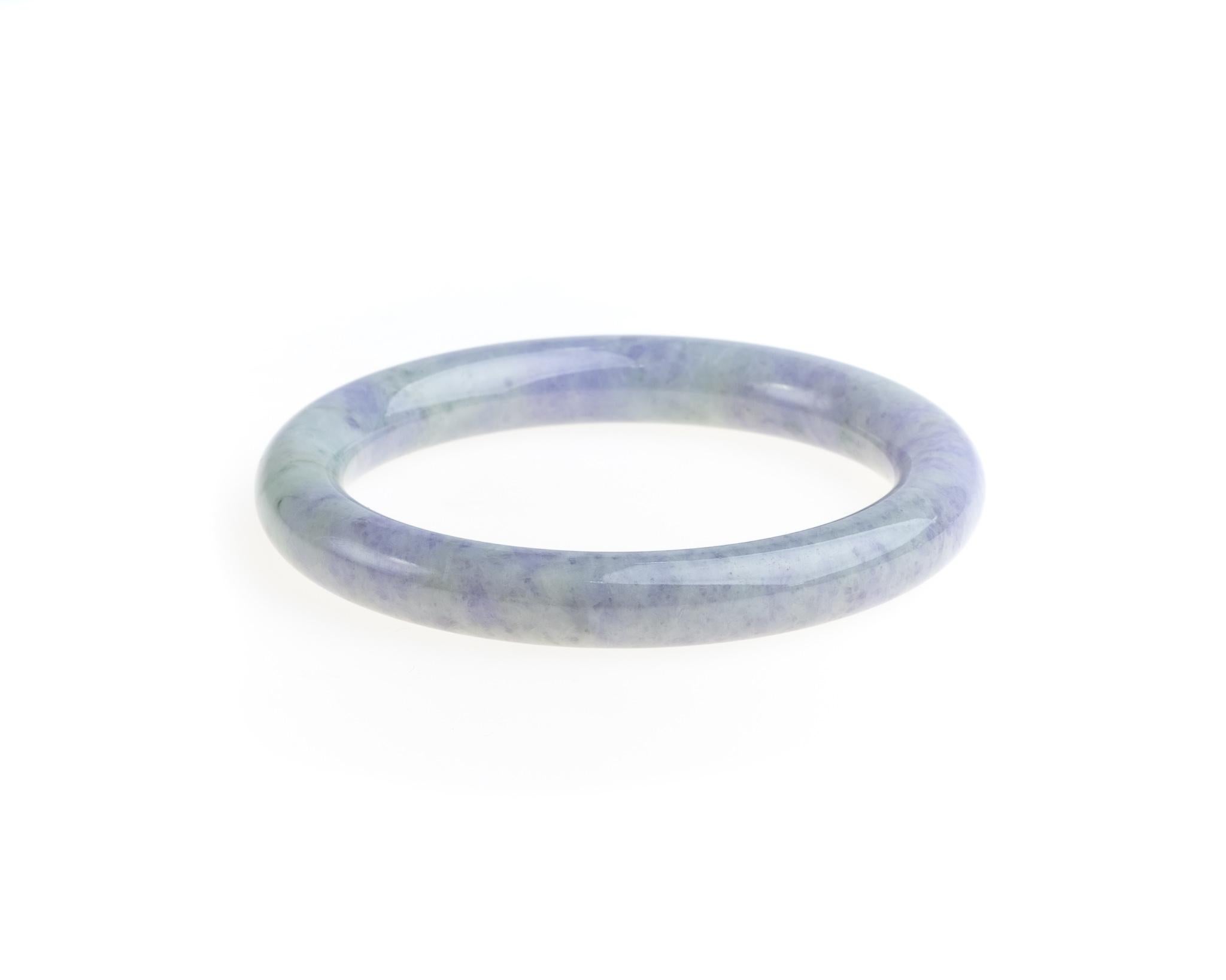 purple jade bangle
