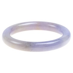 Lavender and Yellow Jadeite Jade Bangle, Certified Untreated