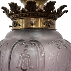 Lavender Glass Lantern